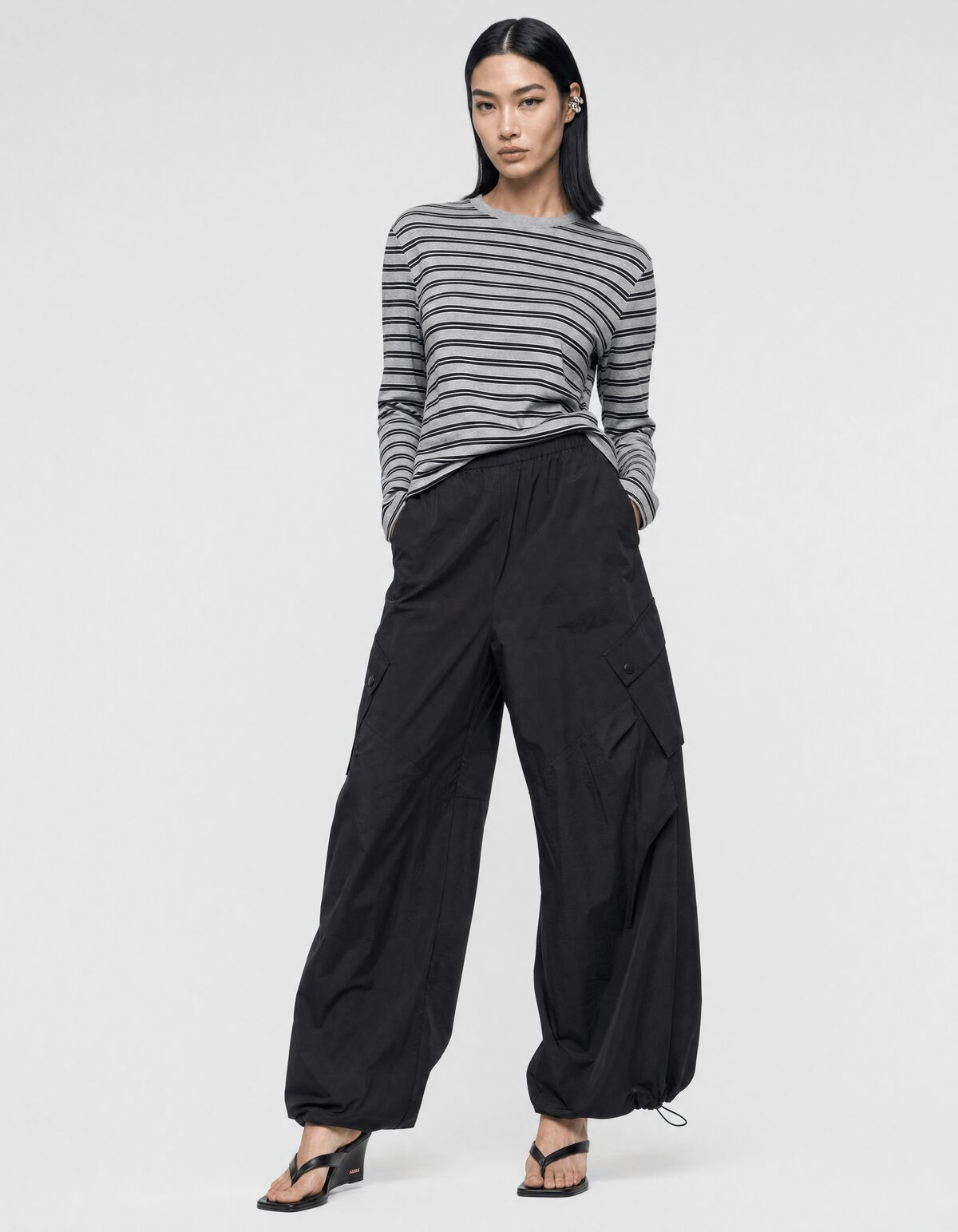 Cargo Balloon Fit Broek Zwart SHOEBY WOMEN