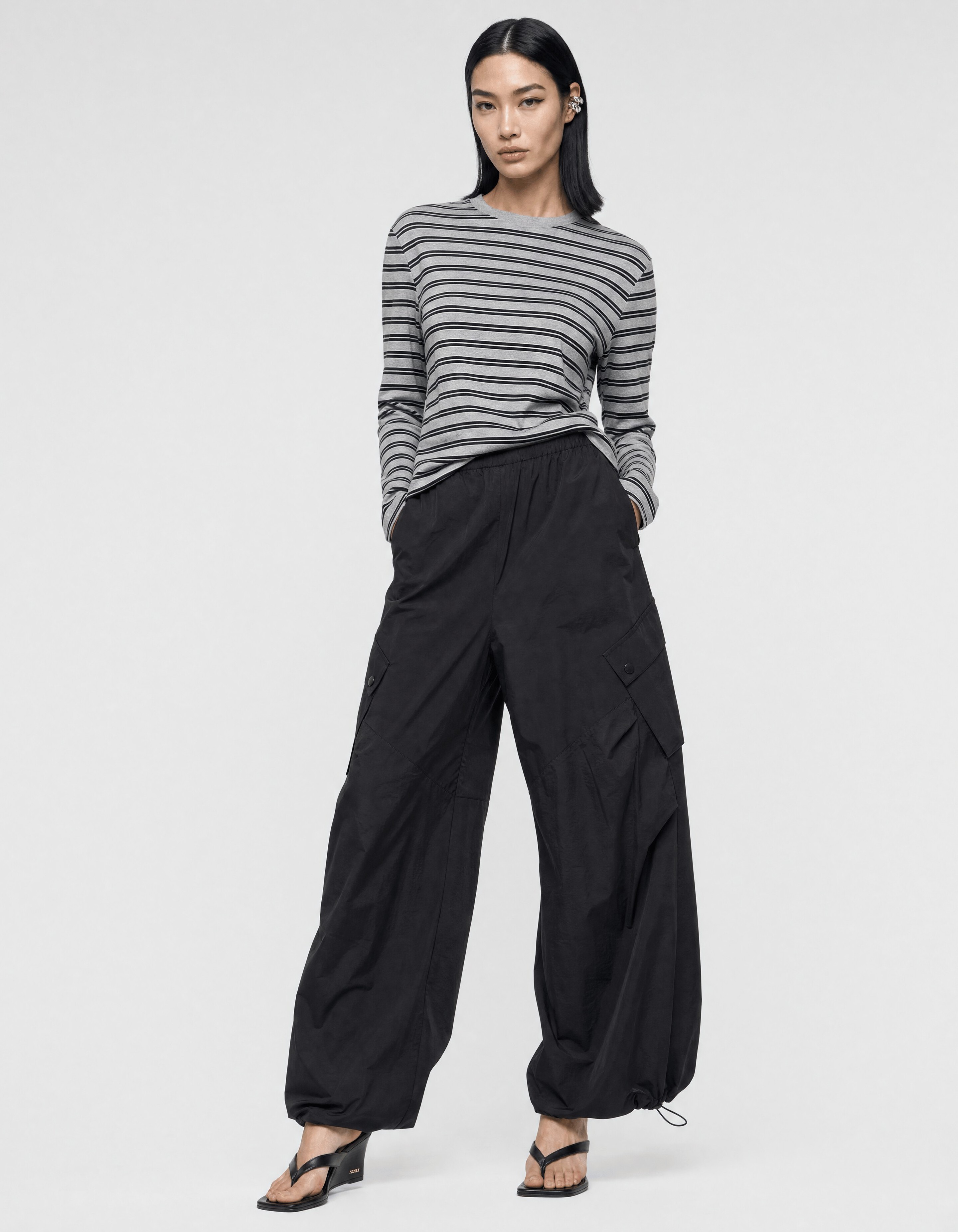 Cargo Balloon Fit Broek Zwart SHOEBY WOMEN