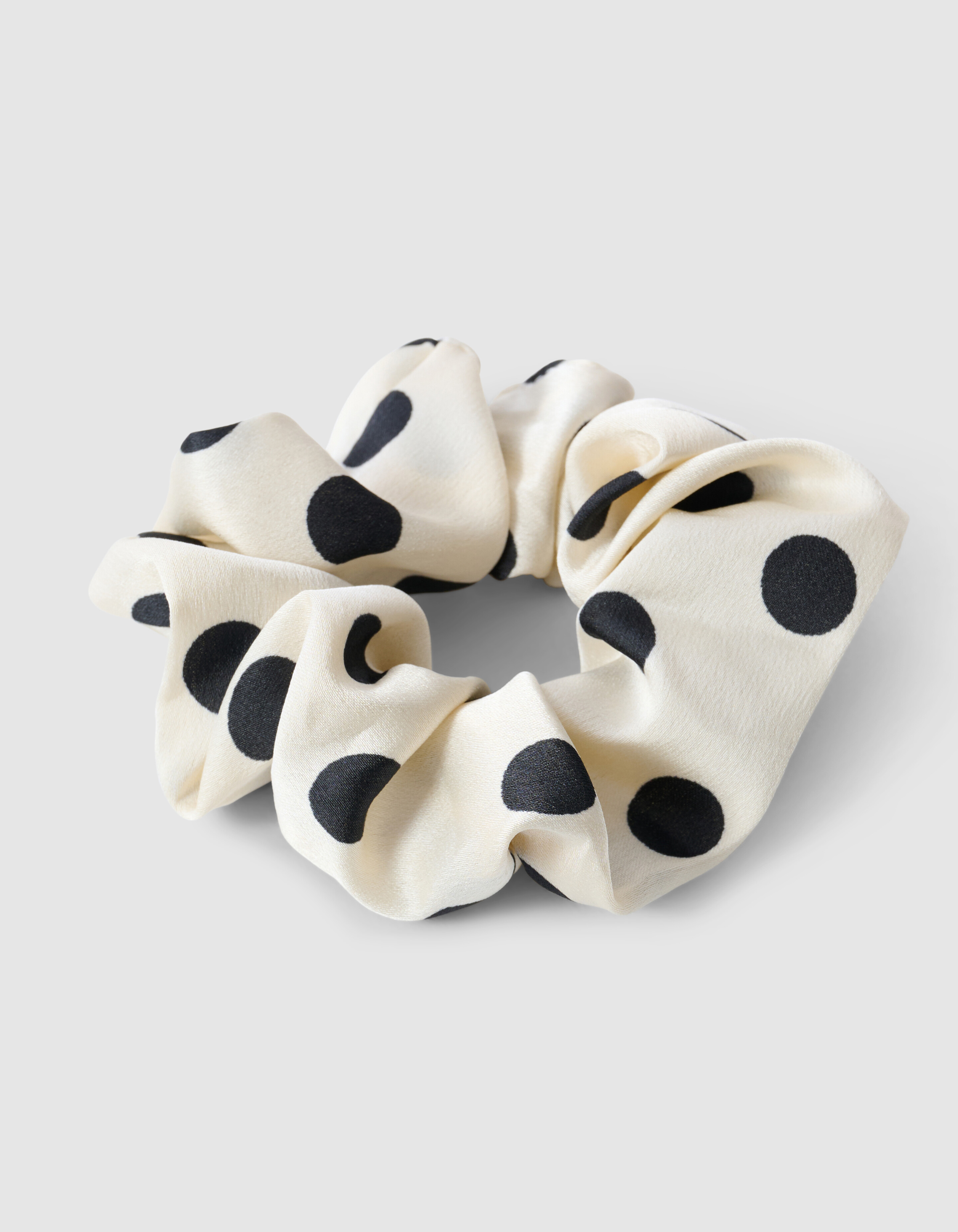 Stip Scrunchie Gebroken Wit SHOEBY ACCESSOIRES