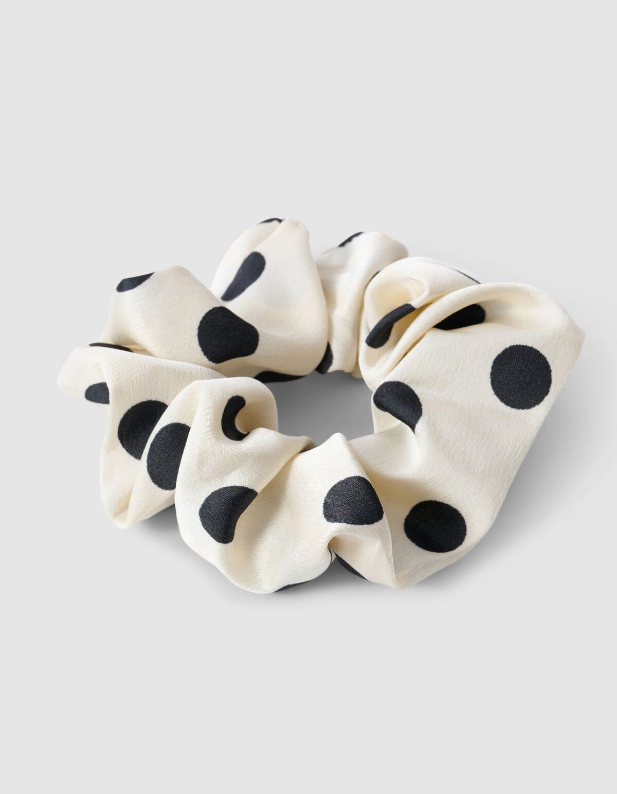 Stip Scrunchie Gebroken Wit SHOEBY ACCESSOIRES