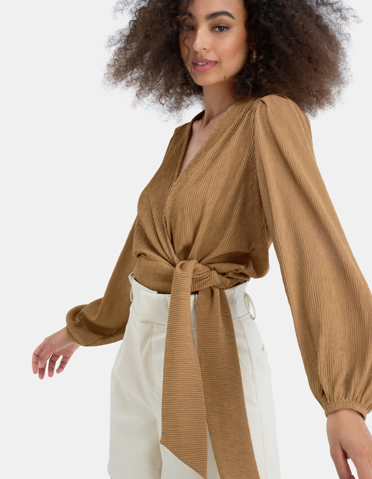 Fancy Crinkle Wrap Top EKSEPT