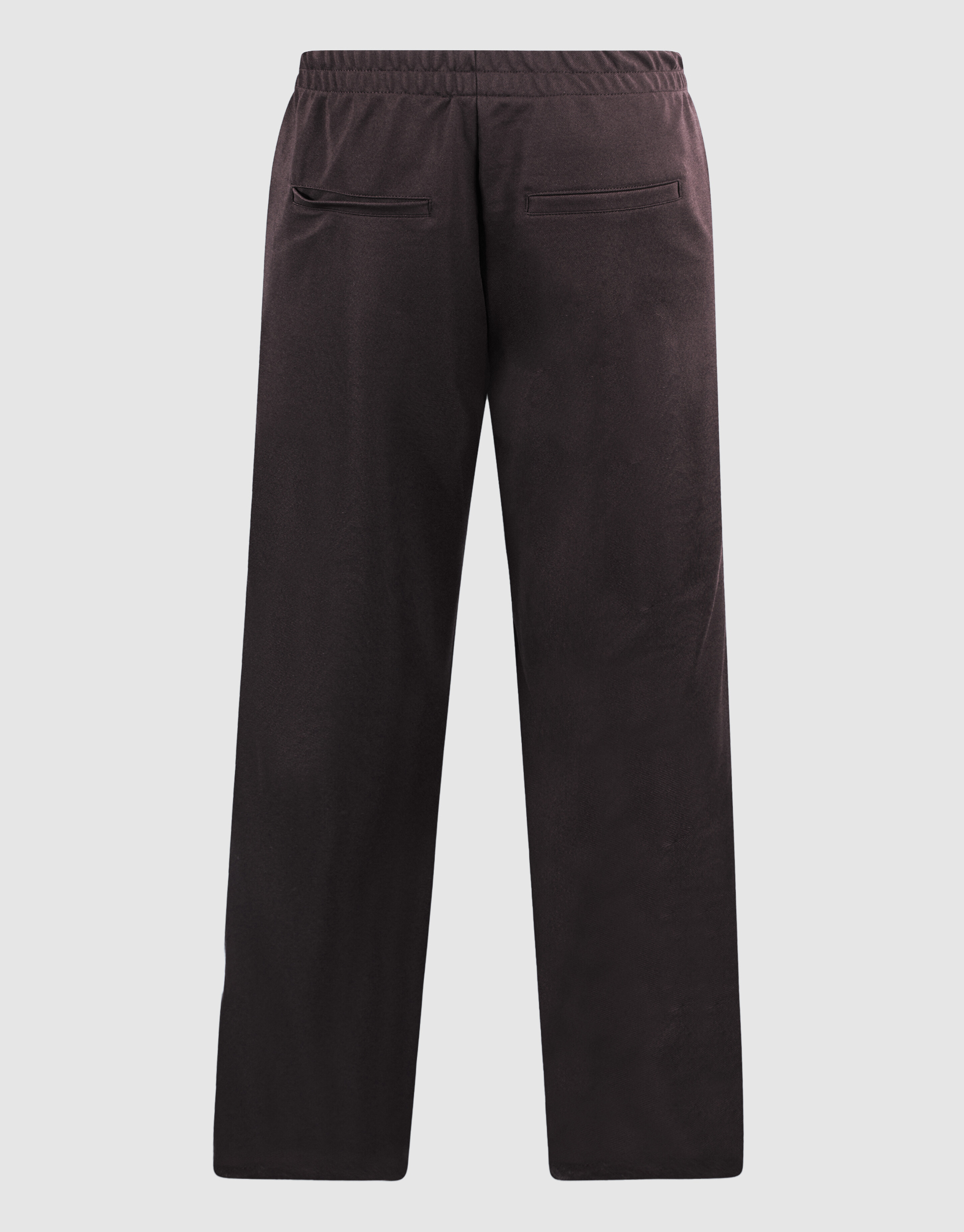 Basis Wide Leg Broek Donkerbruin SHOEBY WOMEN