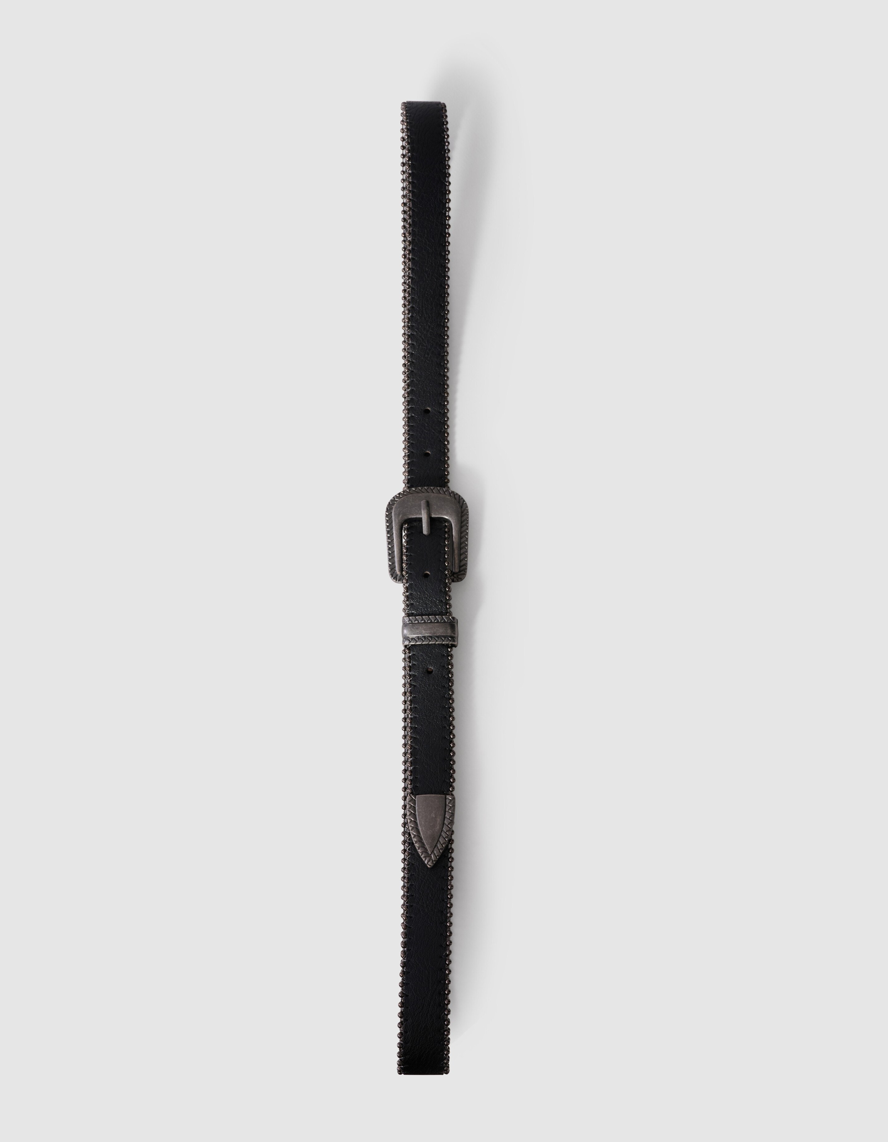 Ball Chain Riem Zwart/Zilver SHOEBY ACCESSOIRES