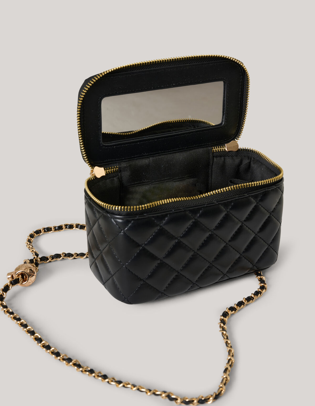 Quilted Tas Zwart SHOEBY ACCESSOIRES