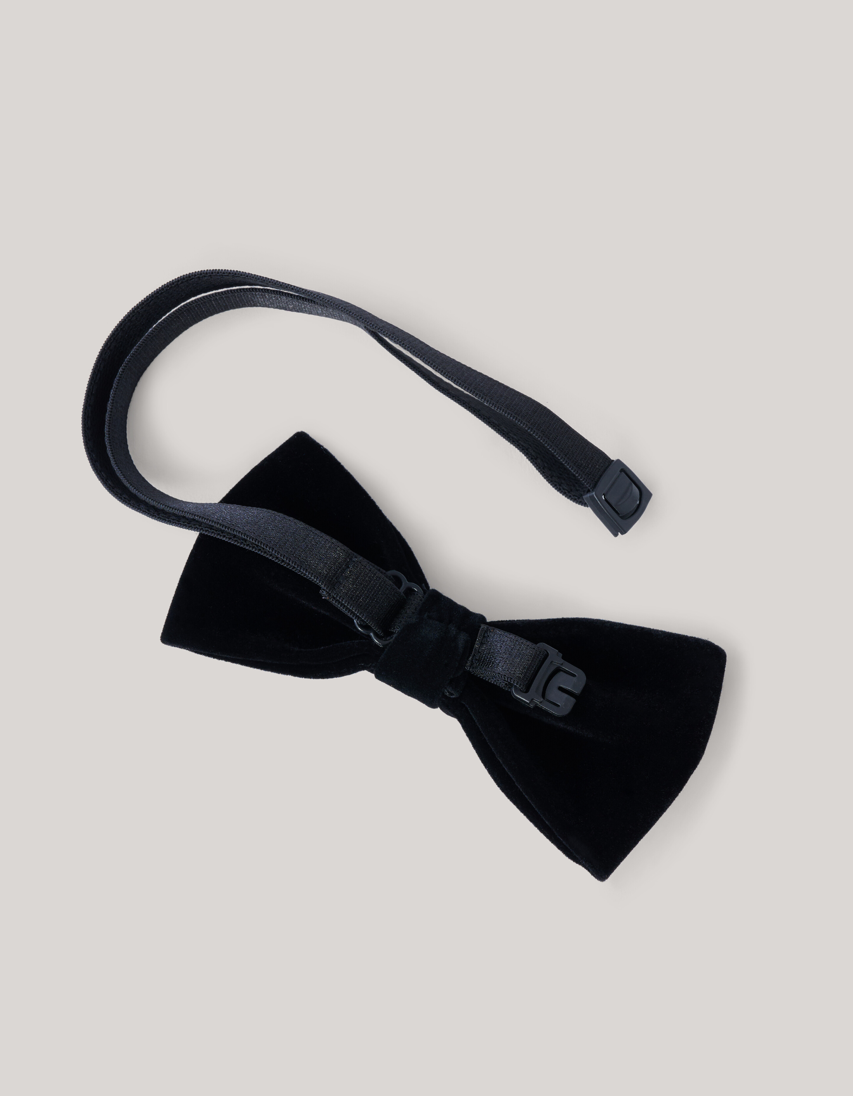 Velours Vlinderstrik Zwart SHOEBY ACCESSOIRES