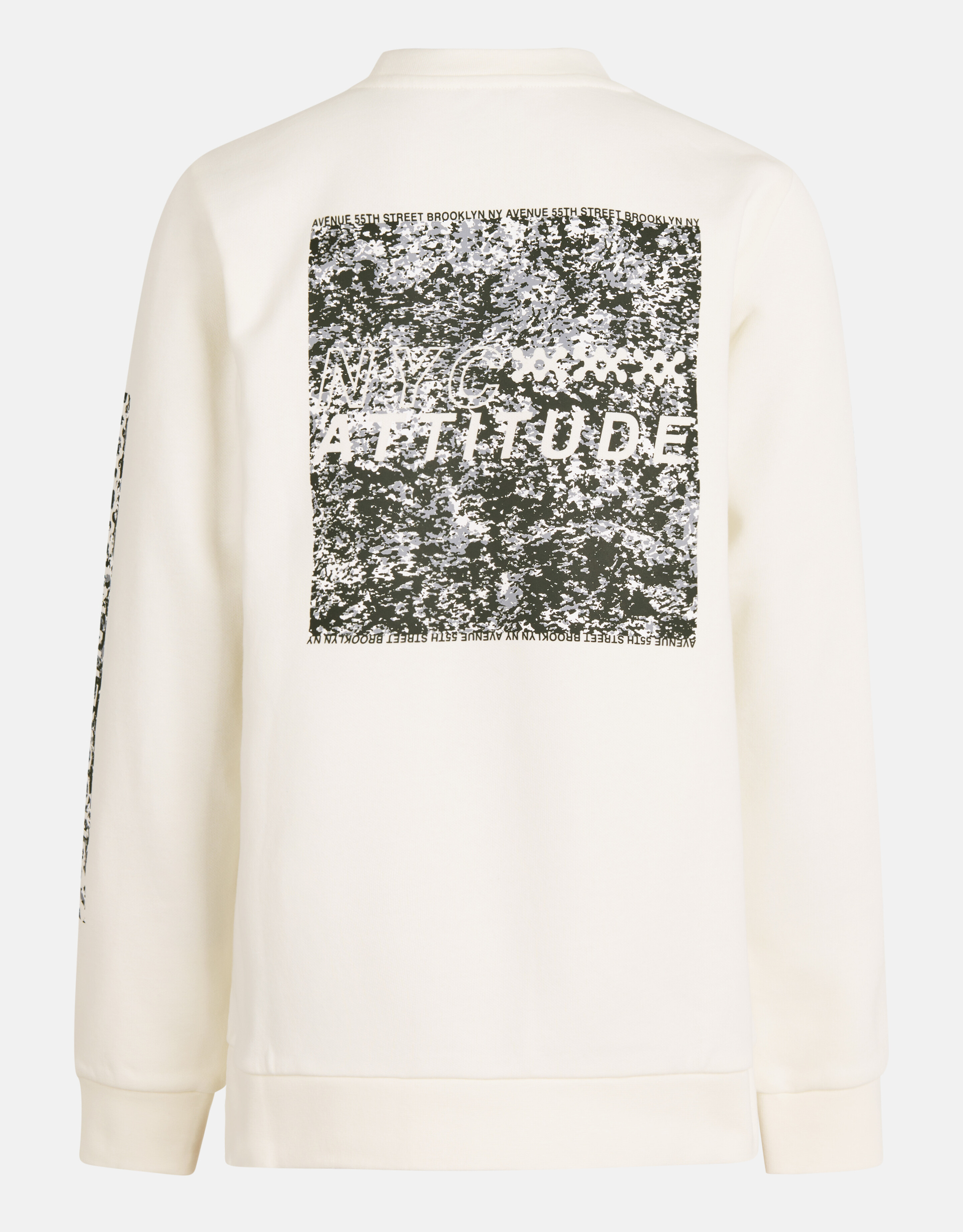 Printed Sweater Gebroken Wit SHOEBY BOYS