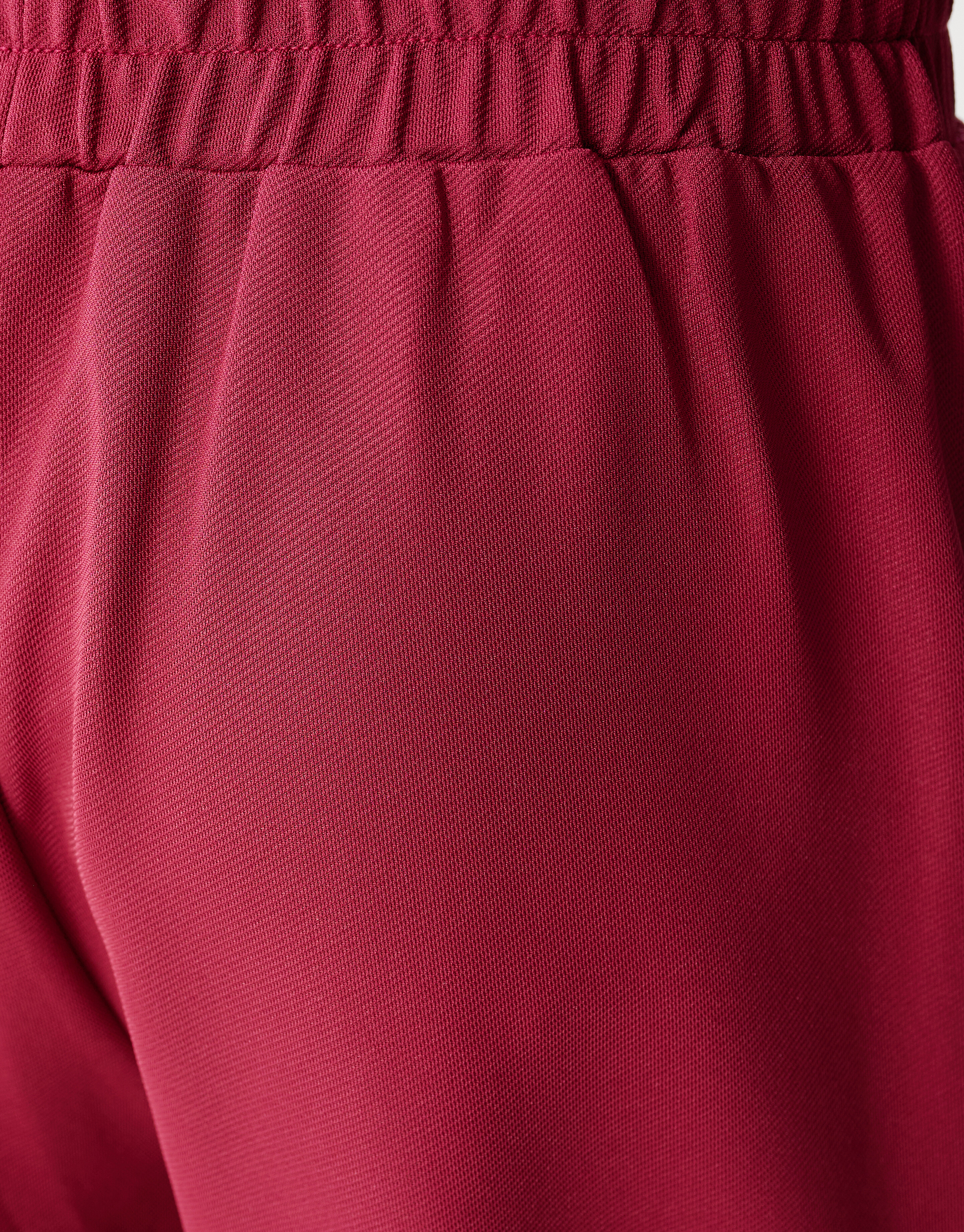 Sporty Wide Leg Broek Donkerroze SHOEBY GIRLS