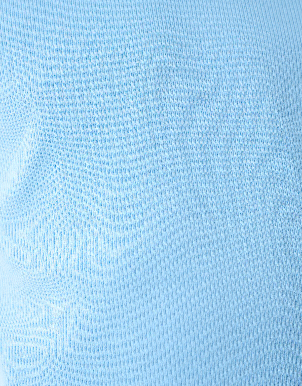 Ruffle Rib Top Blauw SHOEBY GIRLS