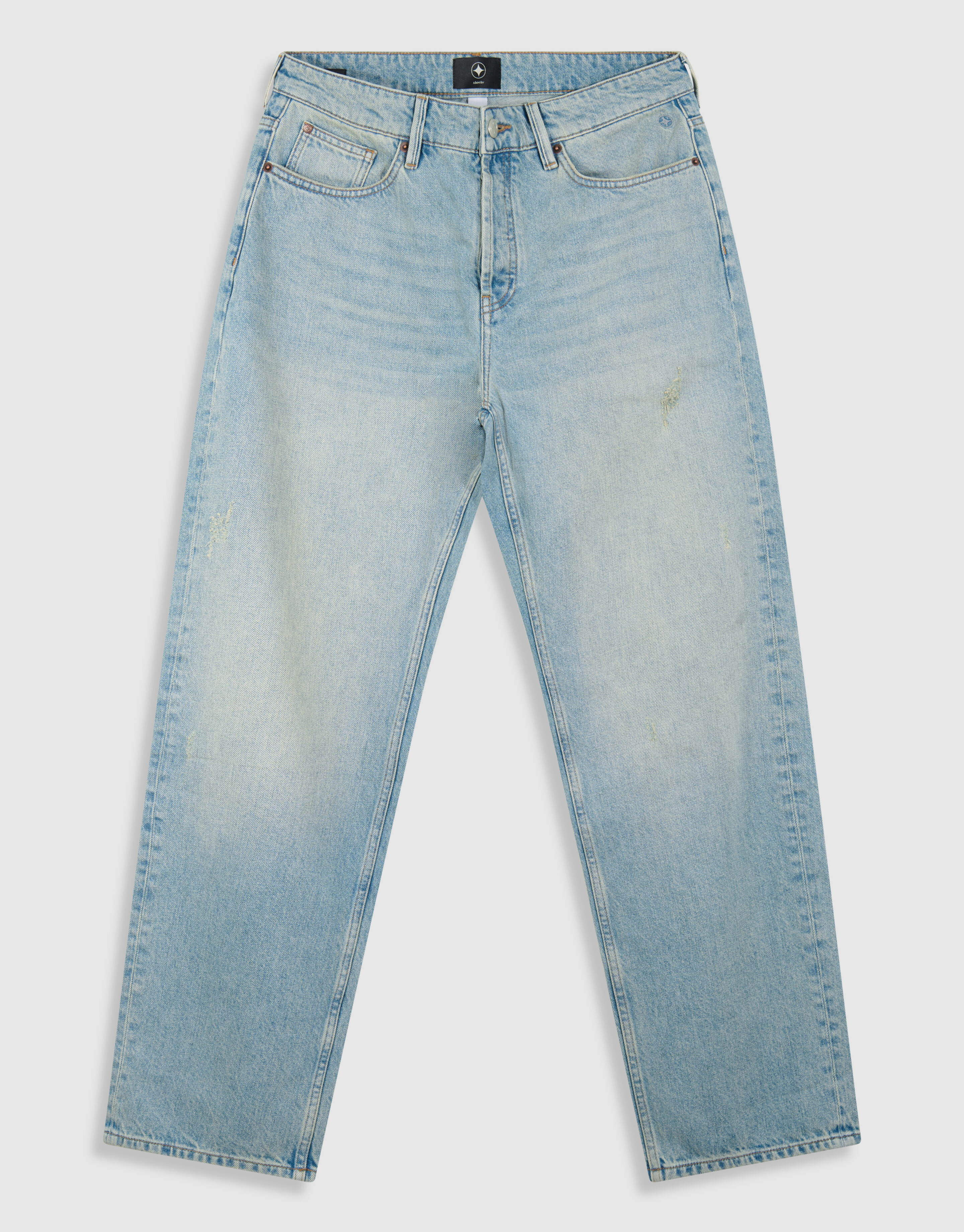 Destroy Relaxed Fit Jeans Bleached L32 SHOEBY MEN