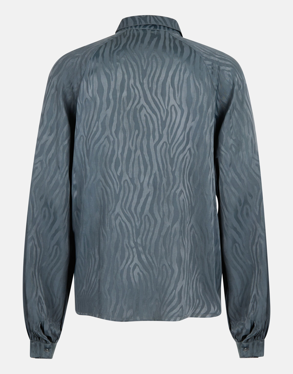 Relaxed Jacquard Blouse Petrol SHOEBY WOMEN