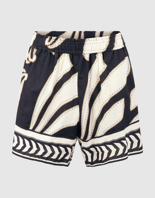 Printed Short Zwart SHOEBY WOMEN