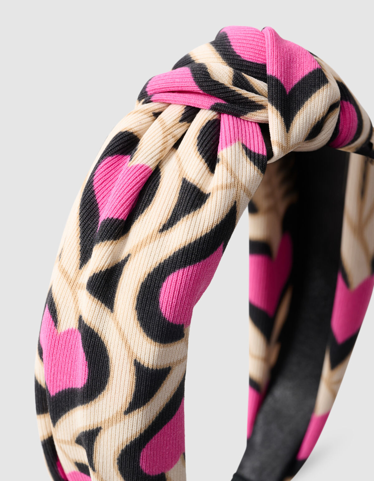Heart Haarband Roze SHOEBY ACCESSOIRES