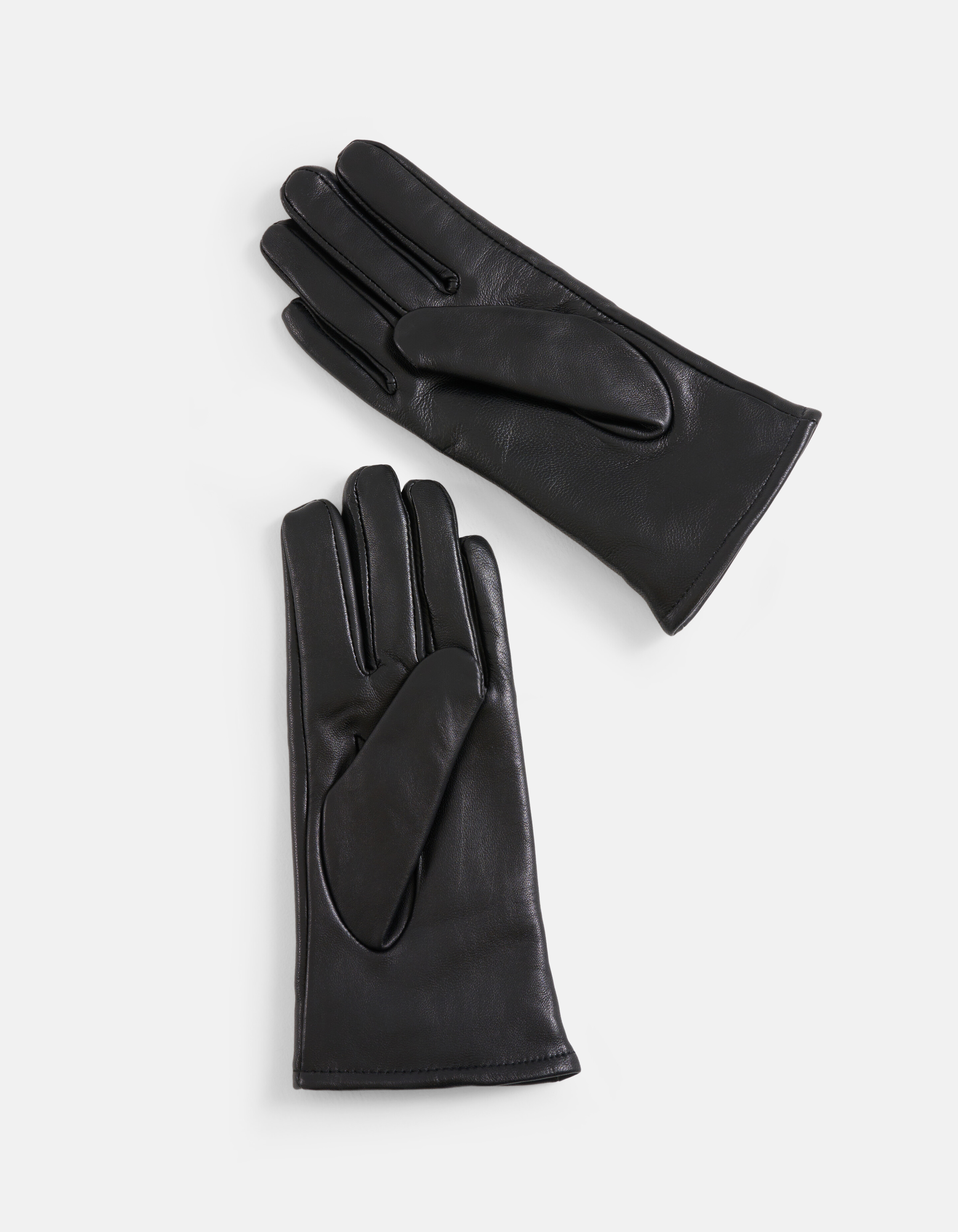 Leren Chain Handschoenen Zwart SHOEBY ACCESSOIRES