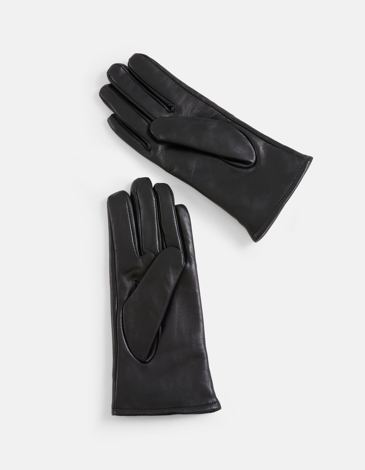 Leren Chain Handschoenen Zwart SHOEBY ACCESSOIRES