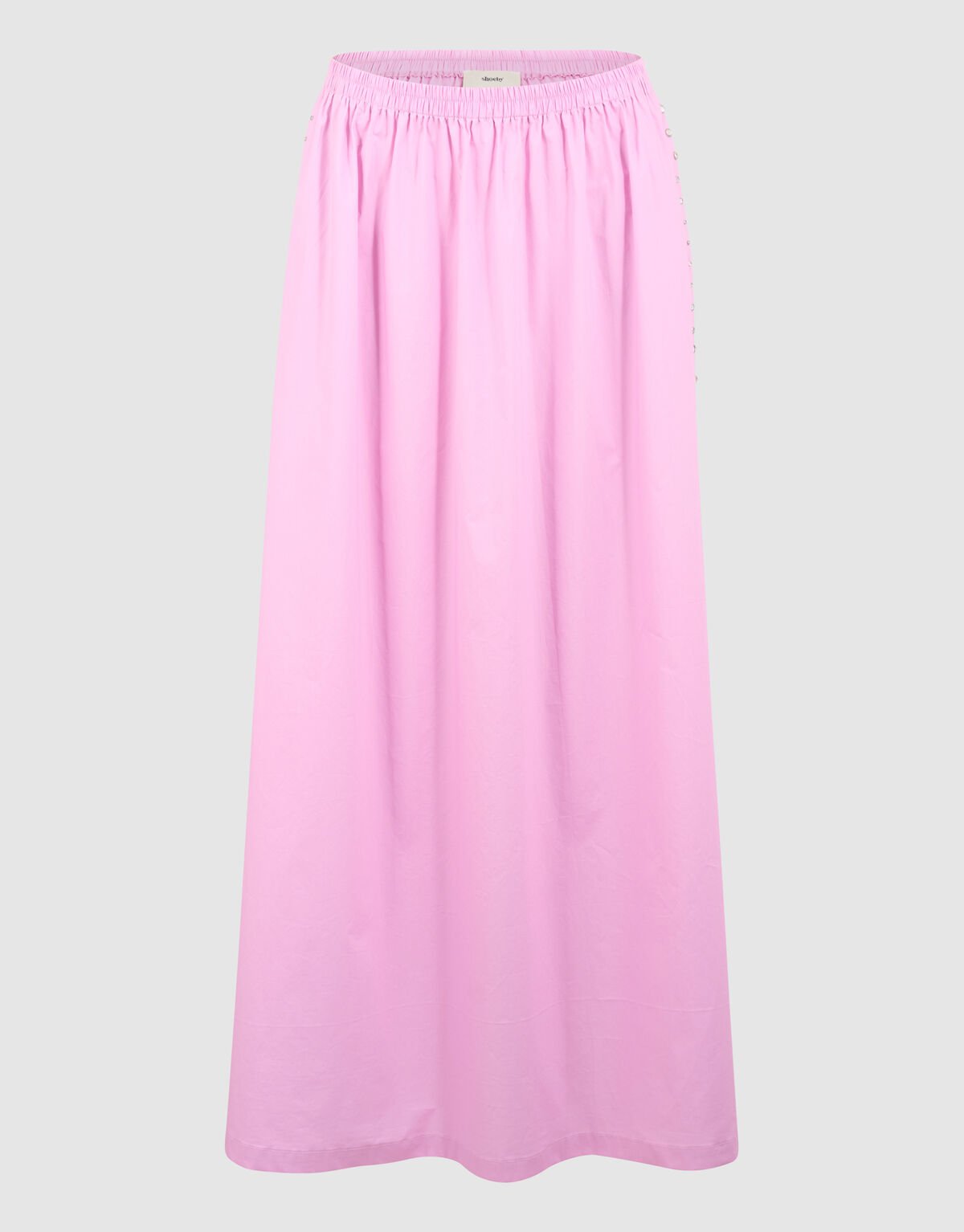 Poplin Studs Maxi Rok Roze SHOEBY WOMEN