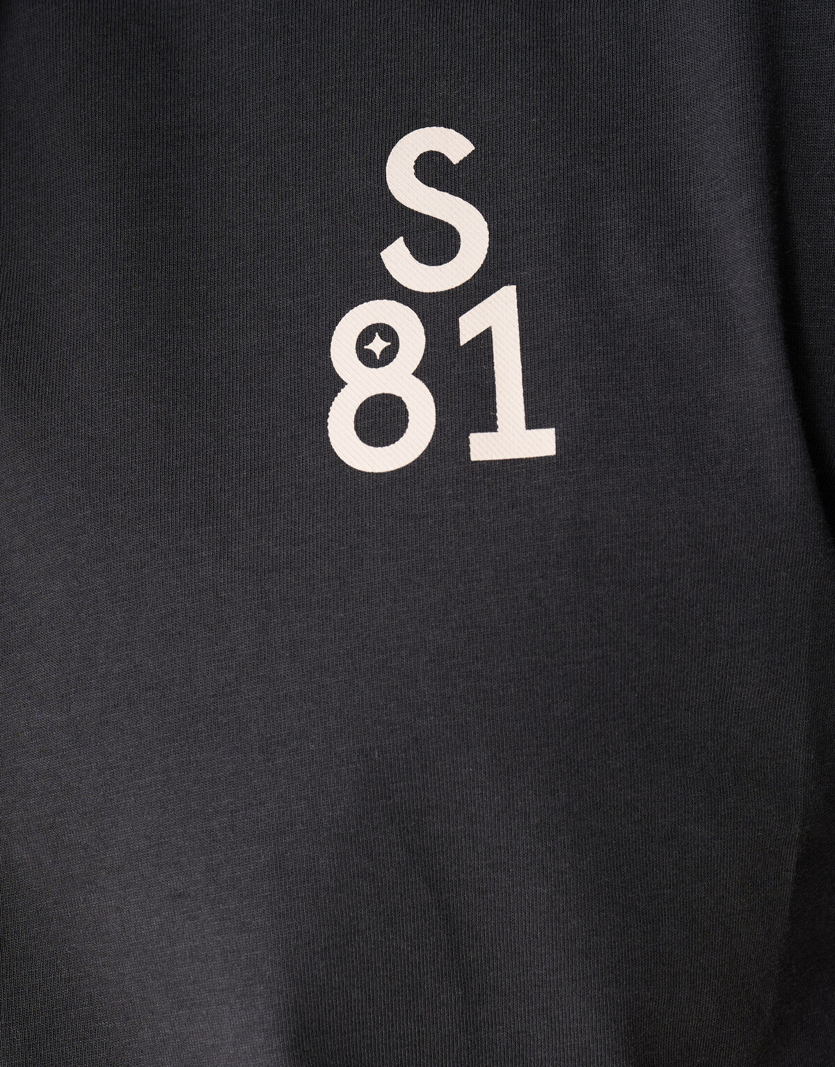 Line Artwork T-shirt Donkergrijs SHOEBY MEN