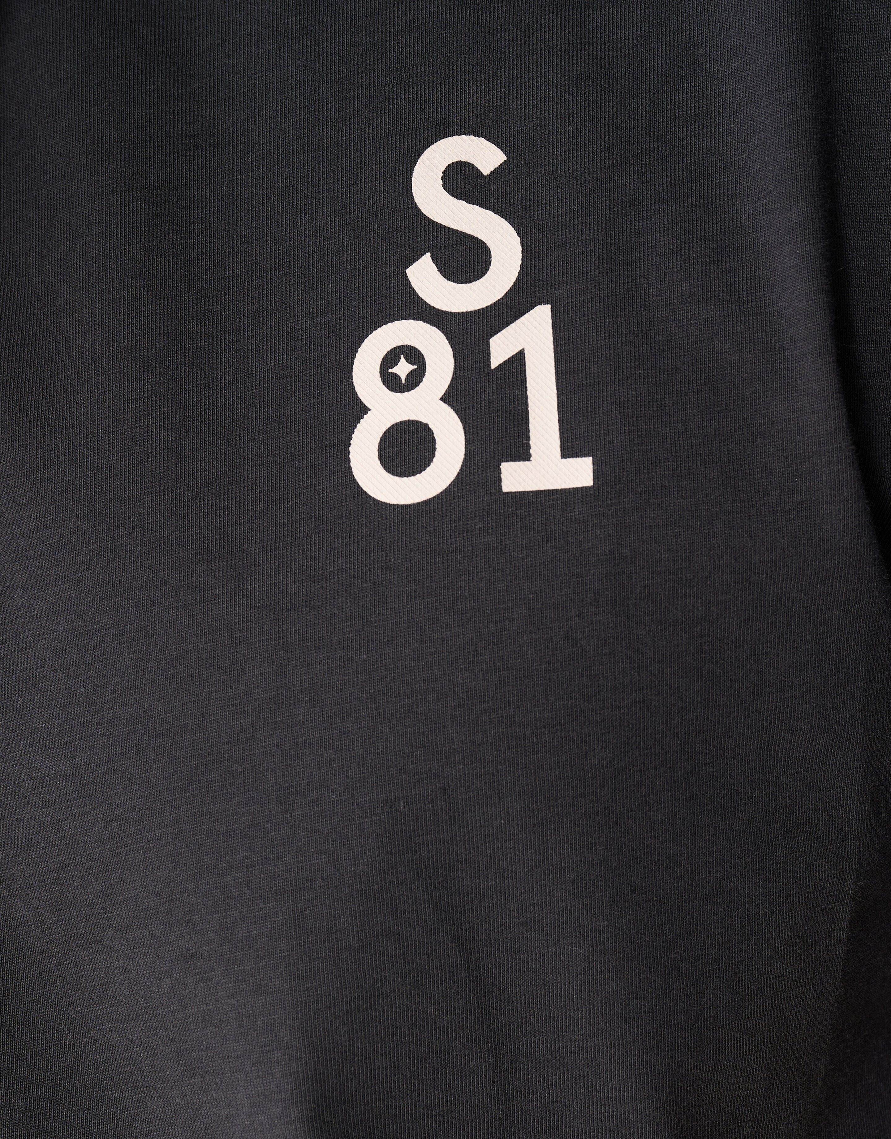 Line Artwork T-shirt Donkergrijs SHOEBY MEN