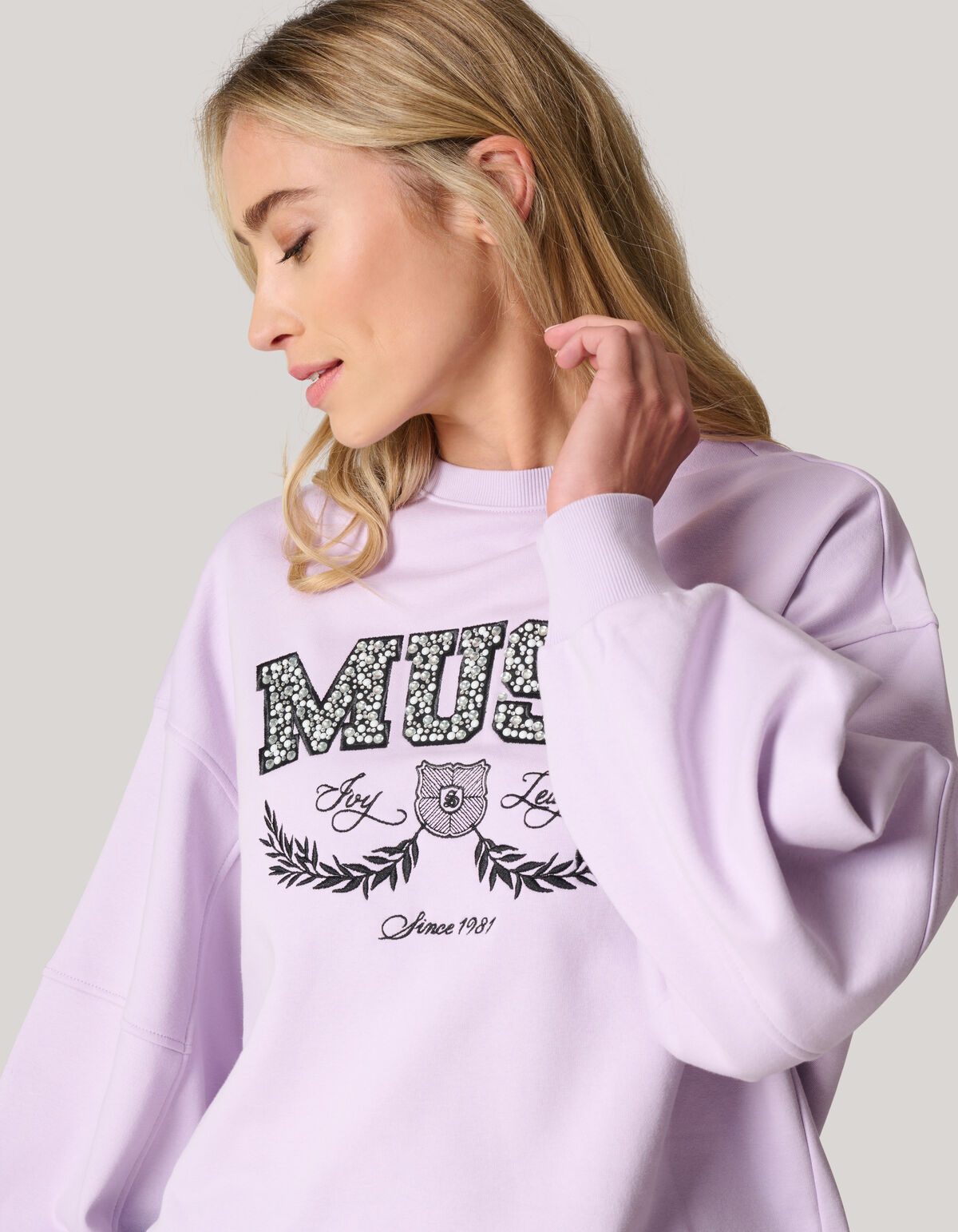 Varsity Sweater Paars SHOEBY WOMEN