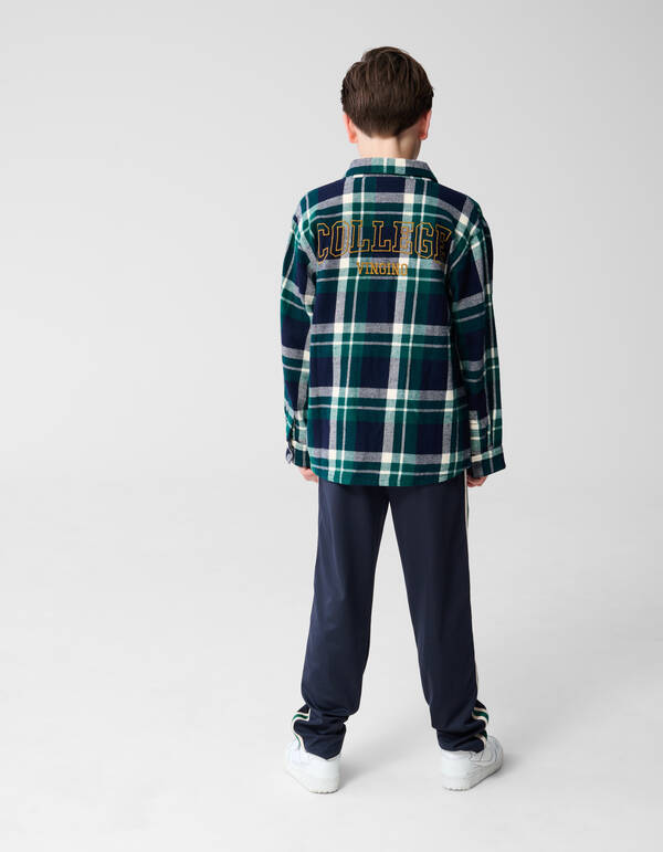 Geruit Overshirt Donkerblauw Shoeby X Vingino SHOEBY BOYS