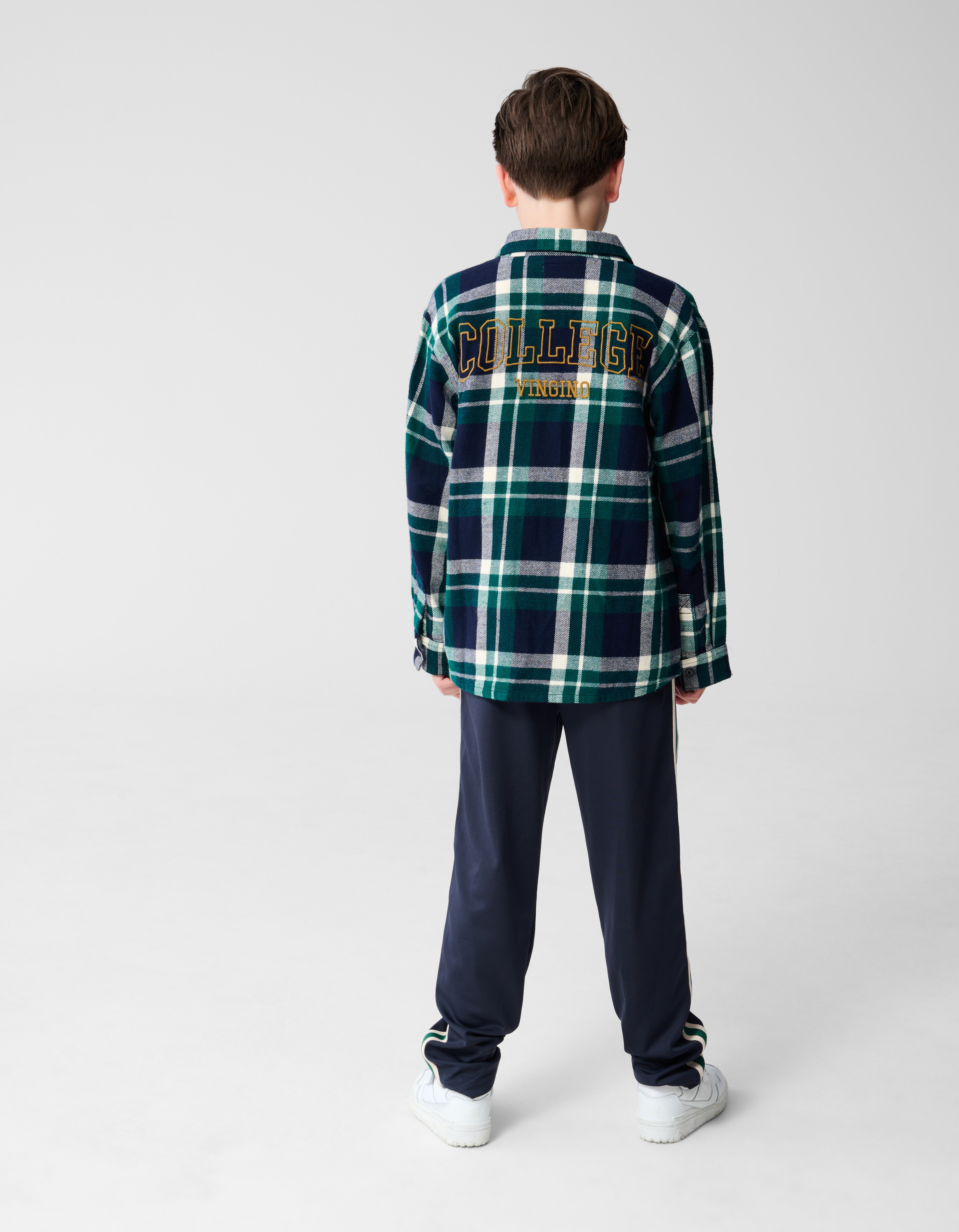 Geruit Overshirt Donkerblauw Shoeby X Vingino SHOEBY BOYS