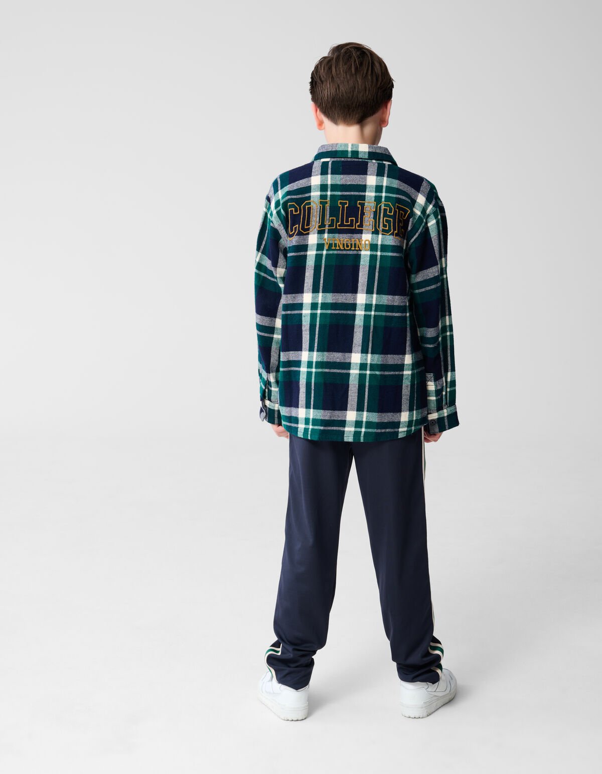 Geruit Overshirt Donkerblauw Shoeby X Vingino SHOEBY BOYS