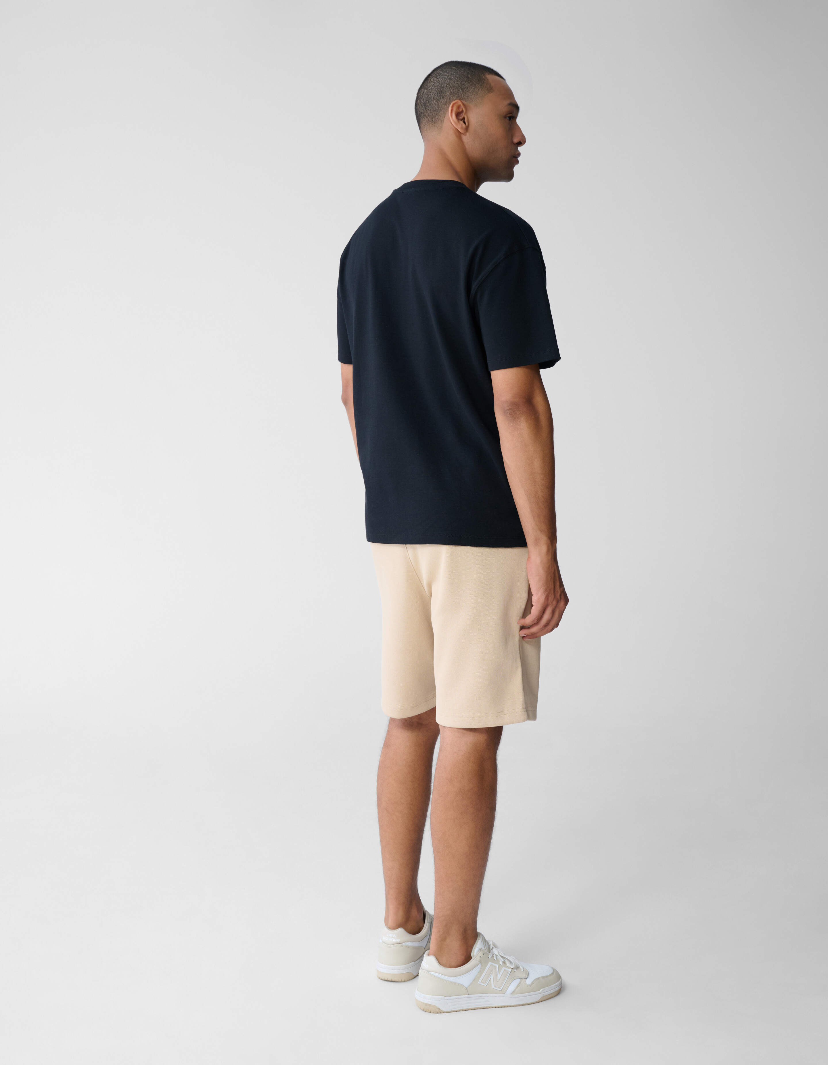 Structuur Pocket T-shirt Zwart SHOEBY MEN
