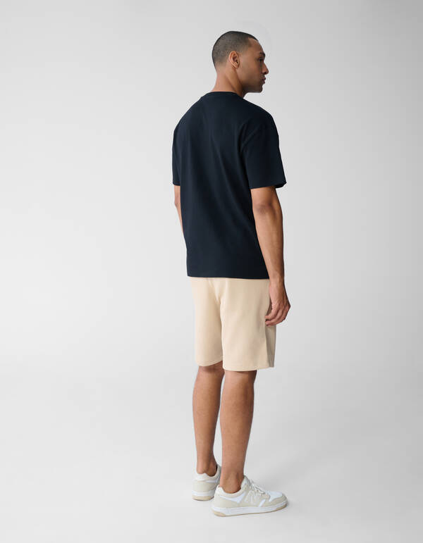 Structuur Pocket T-shirt Zwart SHOEBY MEN