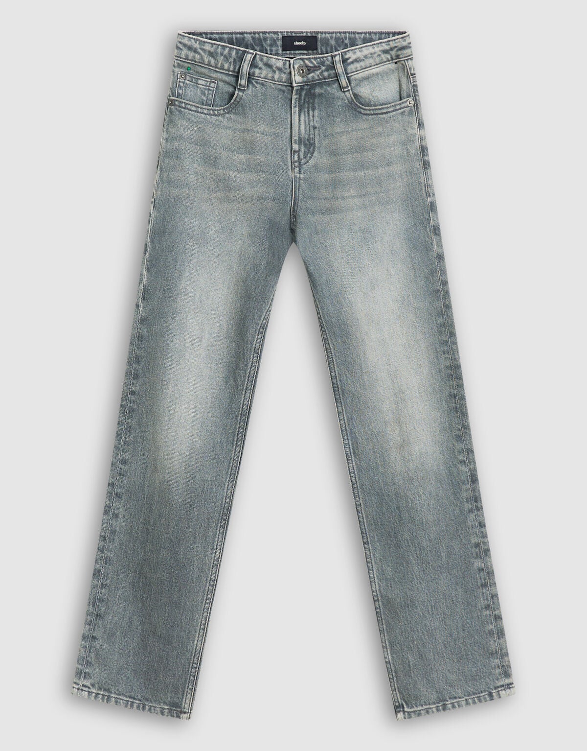 Straight Fit Jeans Grijs SHOEBY BOYS
