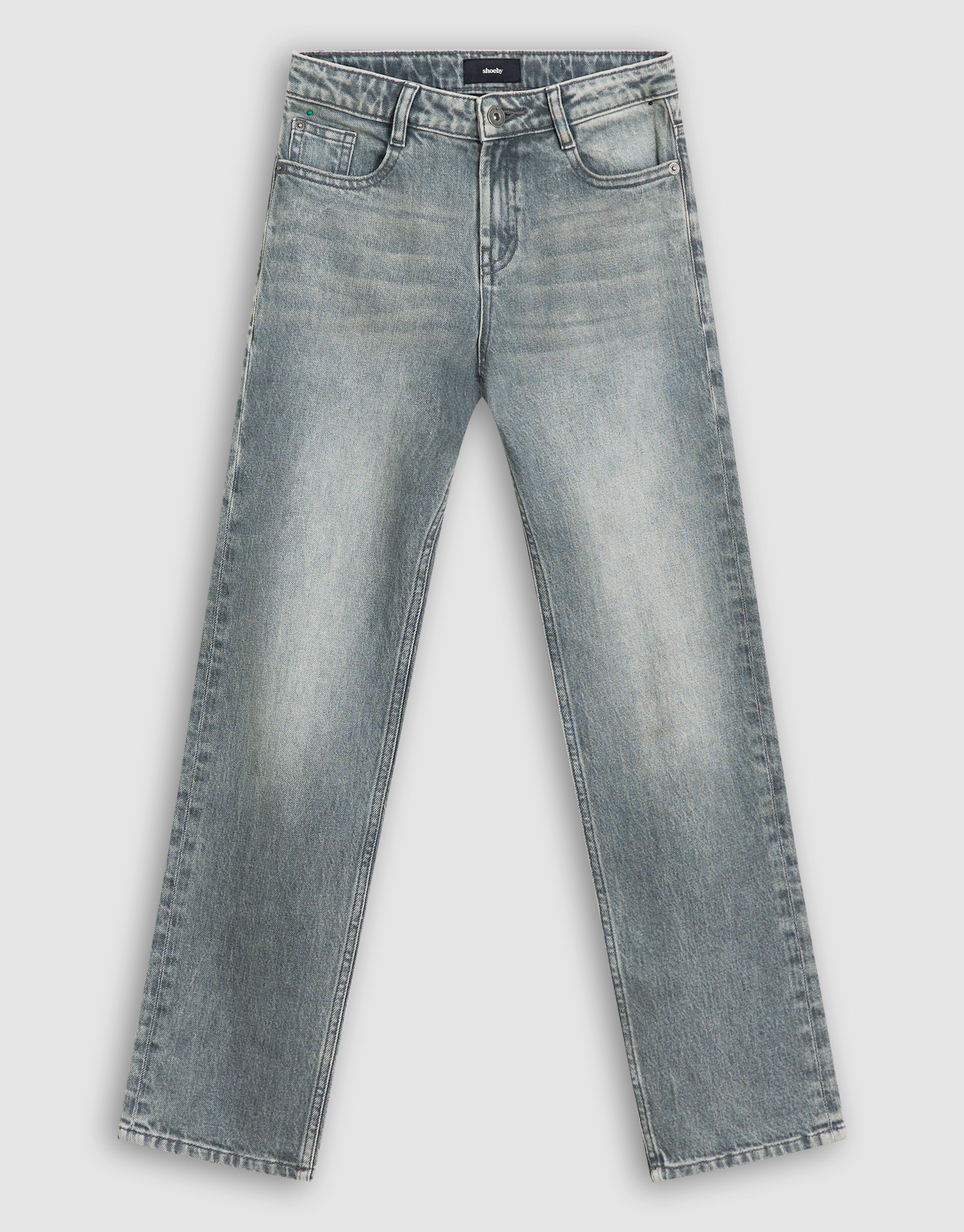 Straight Fit Jeans Grijs SHOEBY BOYS