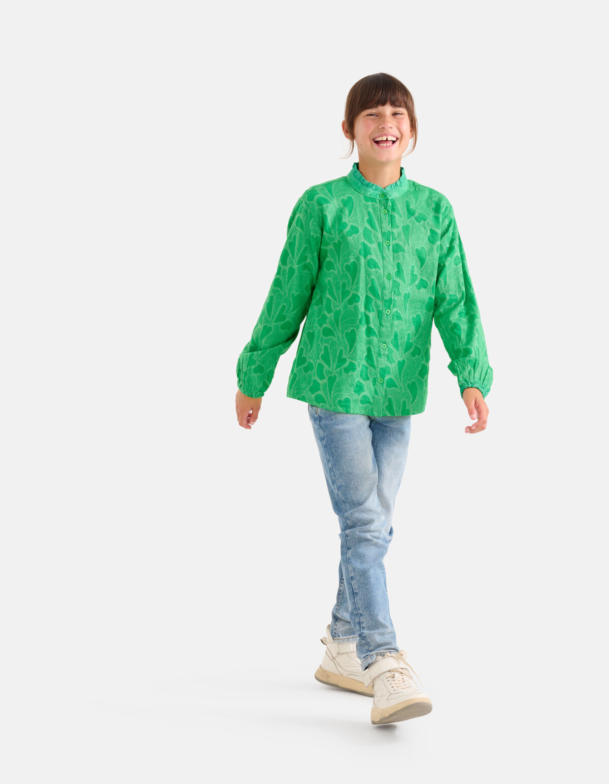 Lurex Blouse Groen SHOEBY GIRLS