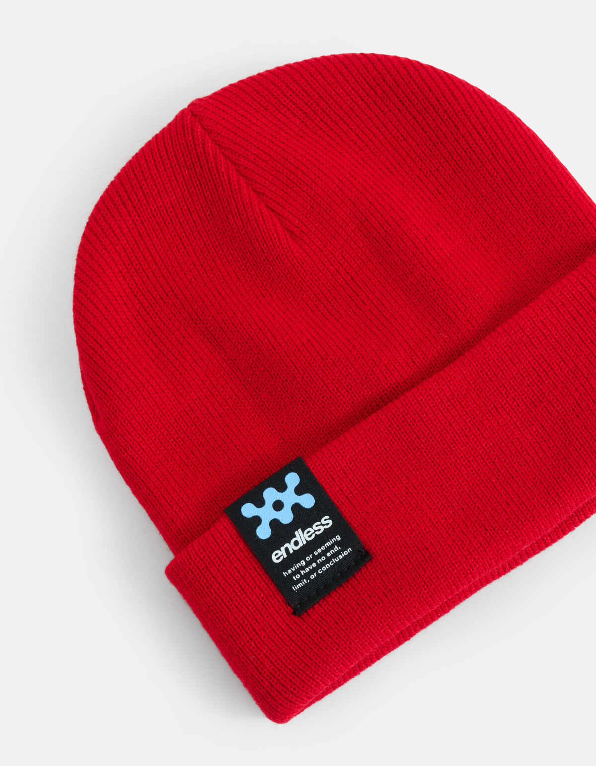 Label Beanie Rood SHOEBY ACCESSOIRES