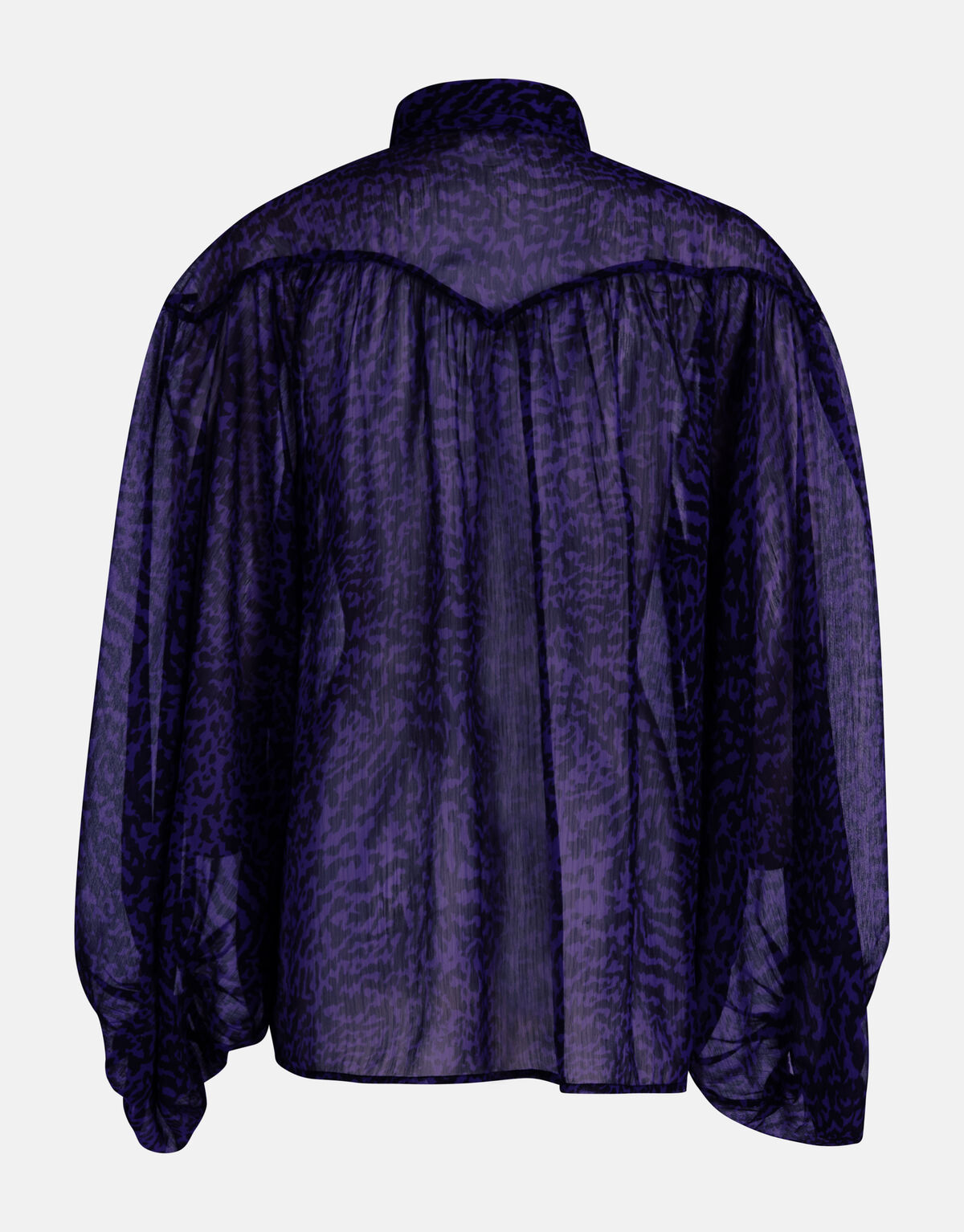 Chiffon Blouse Donkerpaars SHOEBY WOMEN