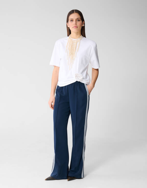 Flower T-shirt Wit SHOEBY WOMEN