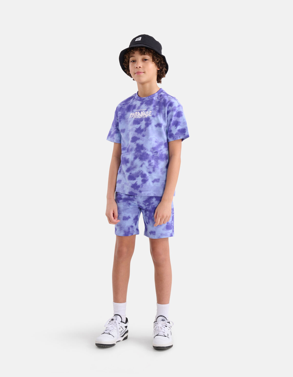 Tie Dye Short Paars SHOEBY BOYS