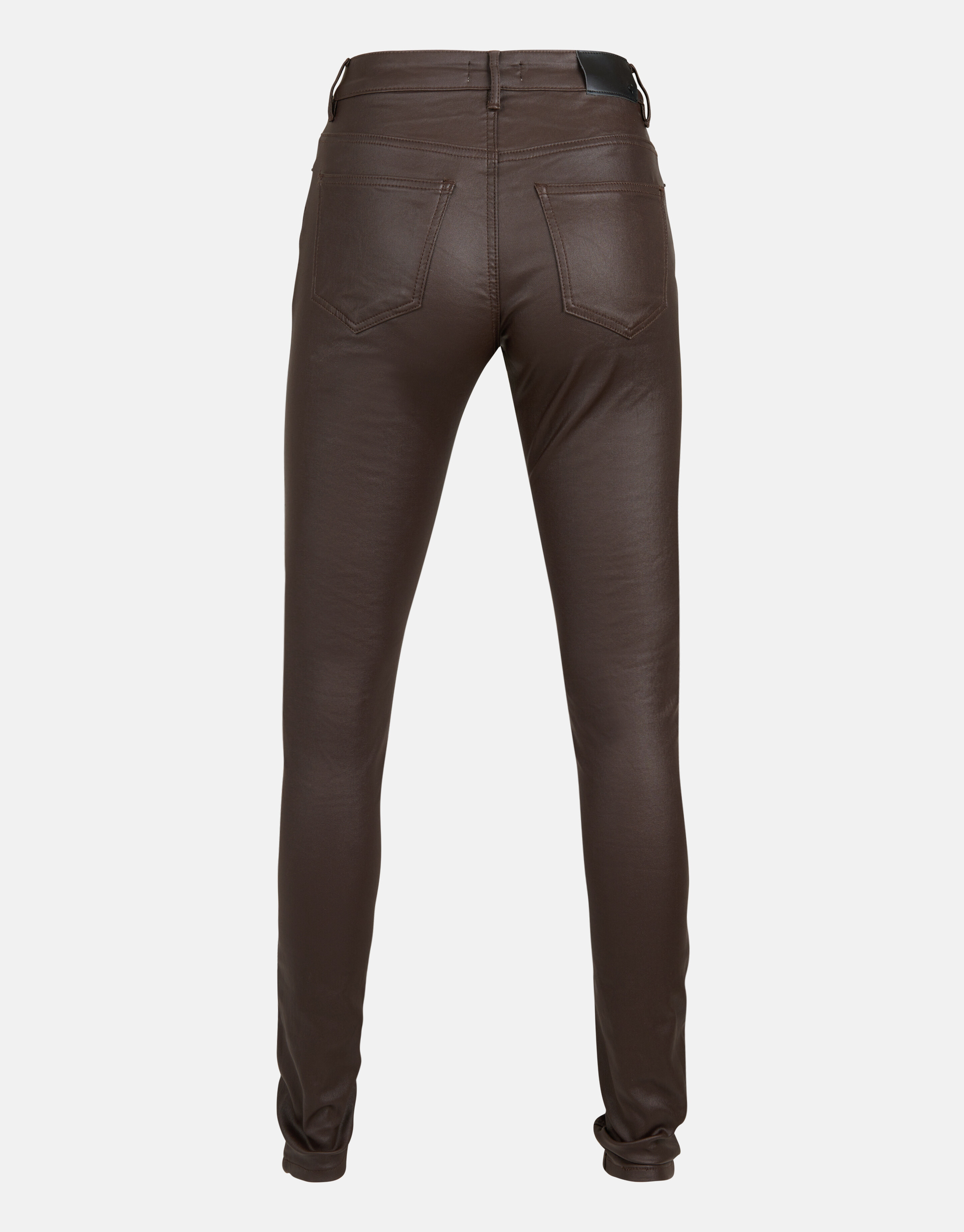 Coated Broek Donkerbruin Eksept