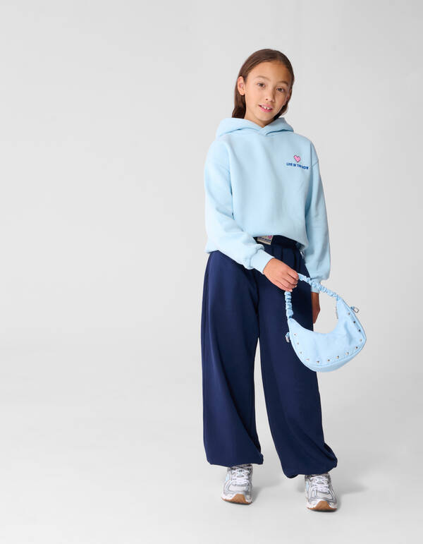 Relaxed Moment Hoodie Lichtblauw SHOEBY GIRLS