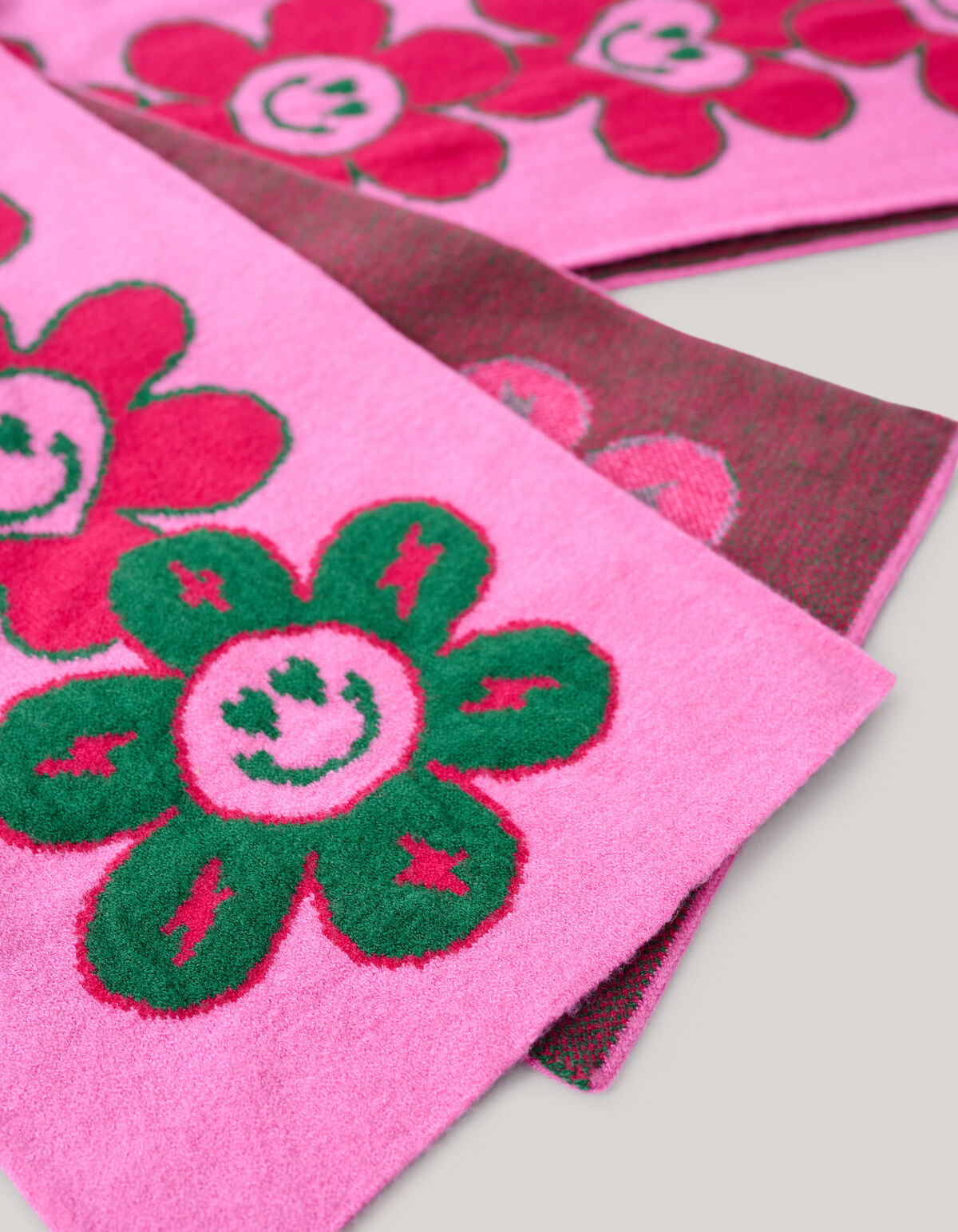 Jacquard Sjaal Roze SHOEBY ACCESSOIRES