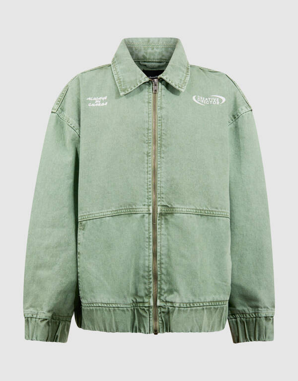 Creative Artwork Bomber Jack Lichtgroen SHOEBY BOYS