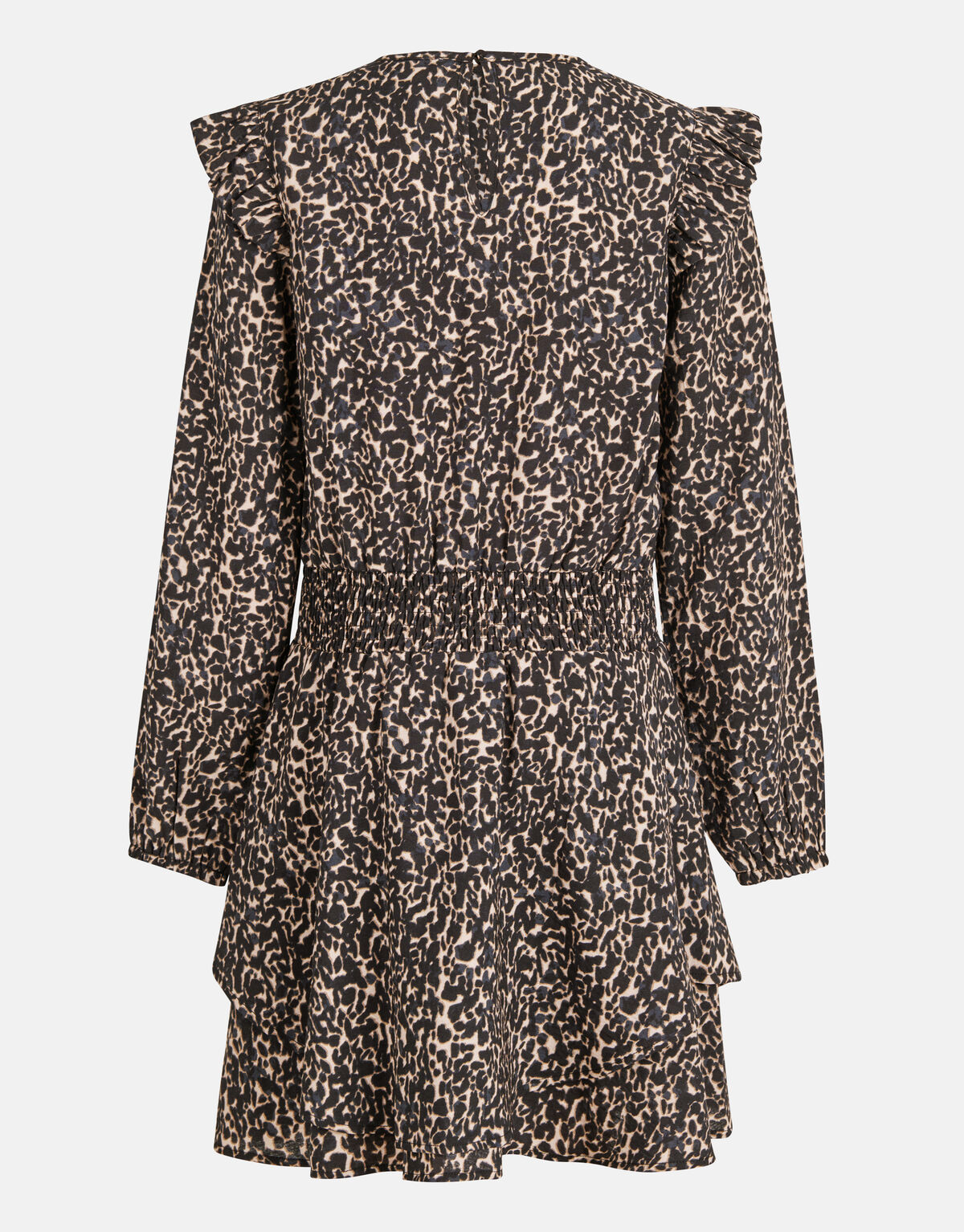 Abstract Print Jurk Bruin SHOEBY GIRLS