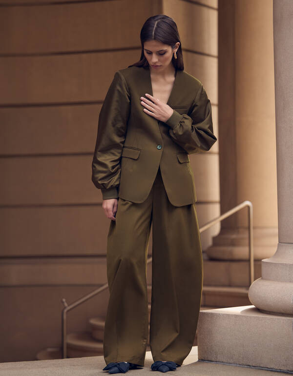 Barrel Fit Pantalon Khaki SHOEBY WOMEN