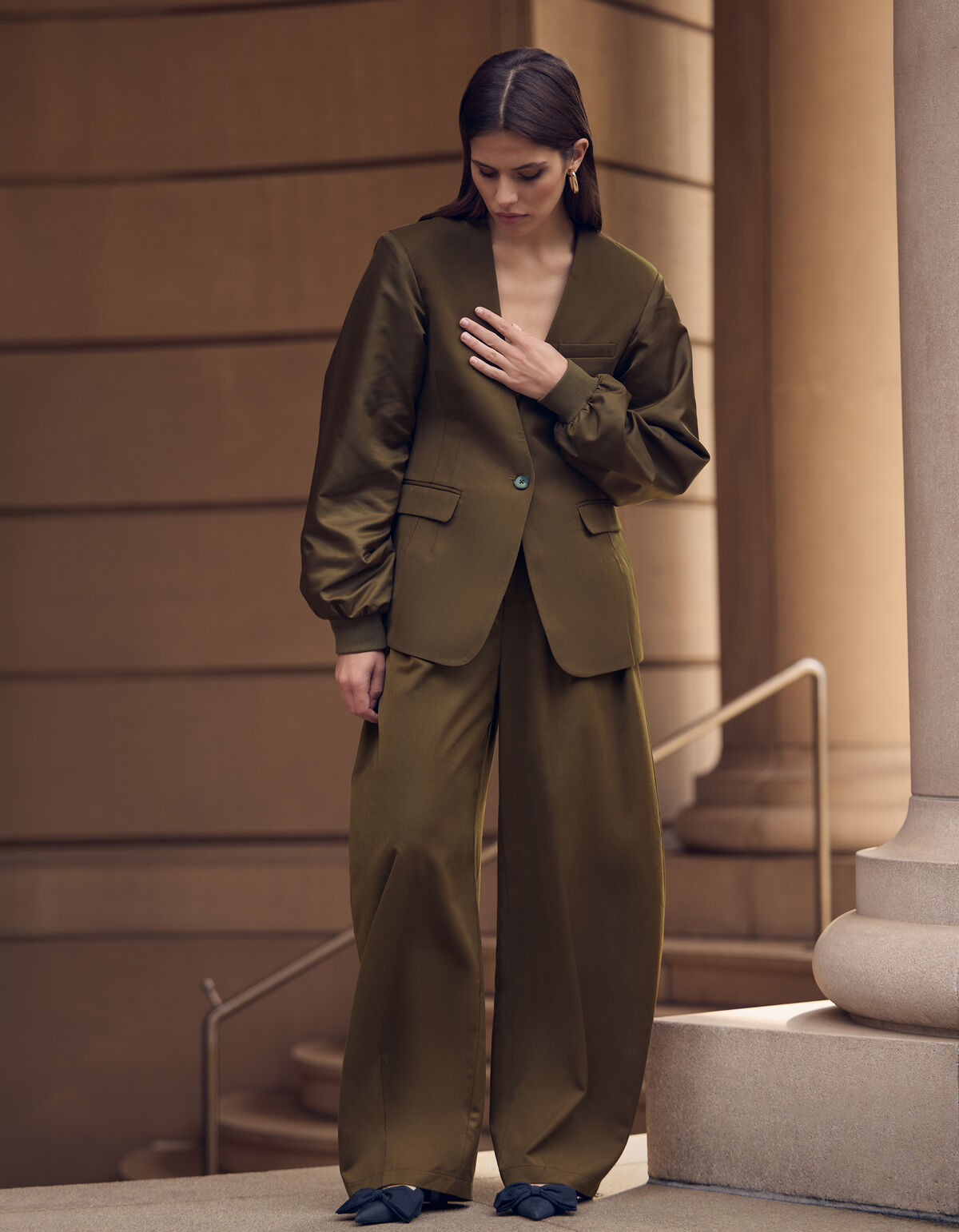 Barrel Fit Pantalon Khaki SHOEBY WOMEN