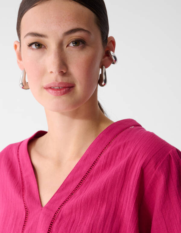 Tape Cropped Top Roze SHOEBY WOMEN