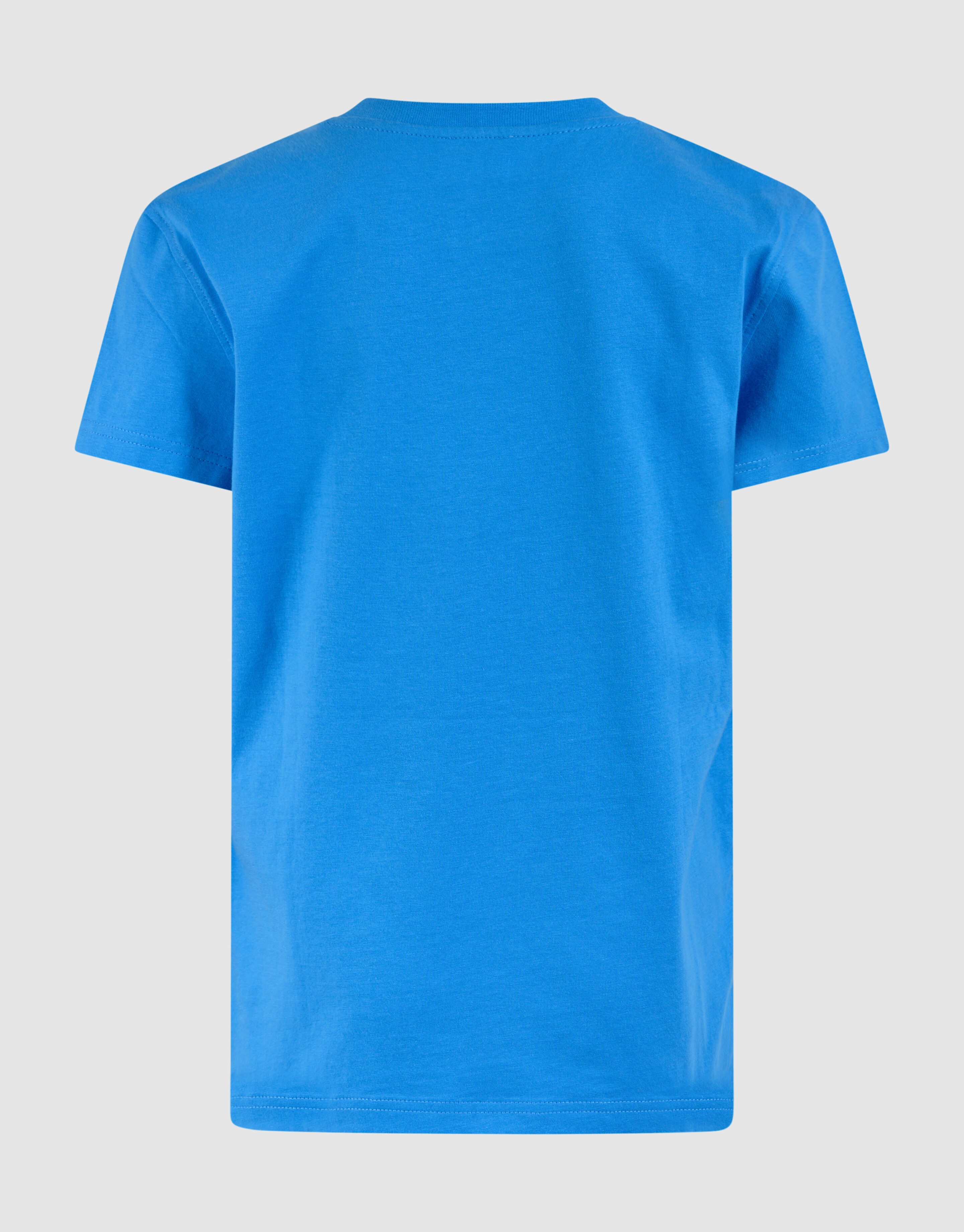 Strass Schelpen T-shirt Blauw SHOEBY GIRLS