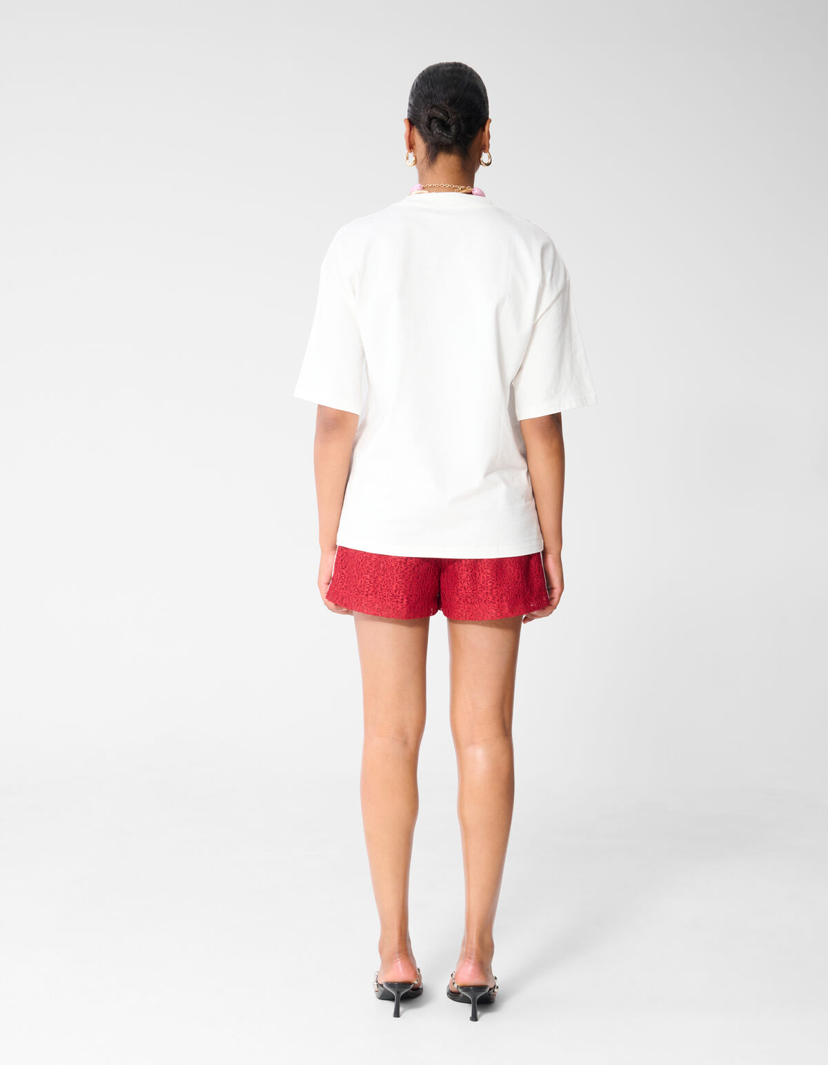 Collective Artwork T-shirt Wit SHOEBY WOMEN