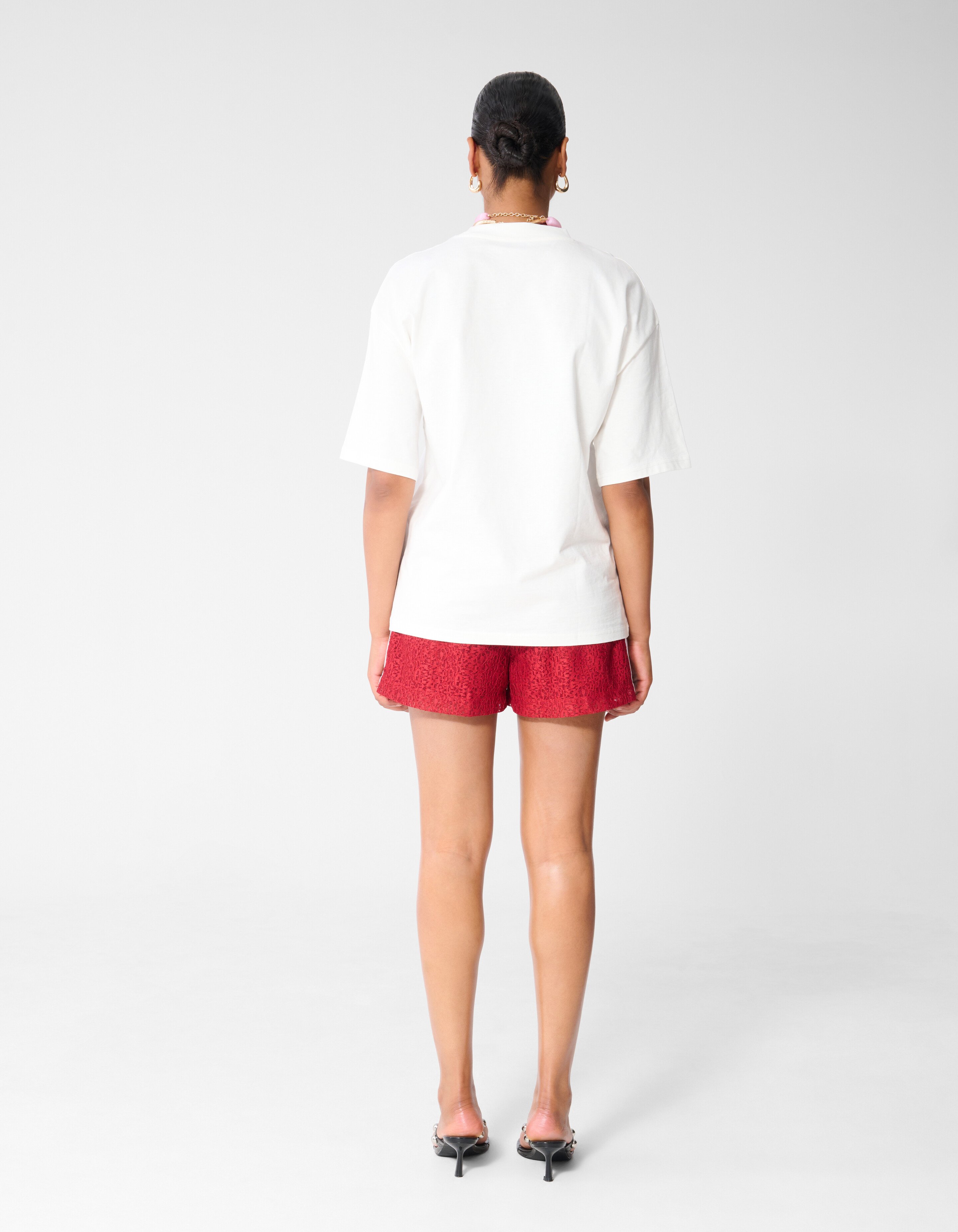 Collective Artwork T-shirt Wit SHOEBY WOMEN