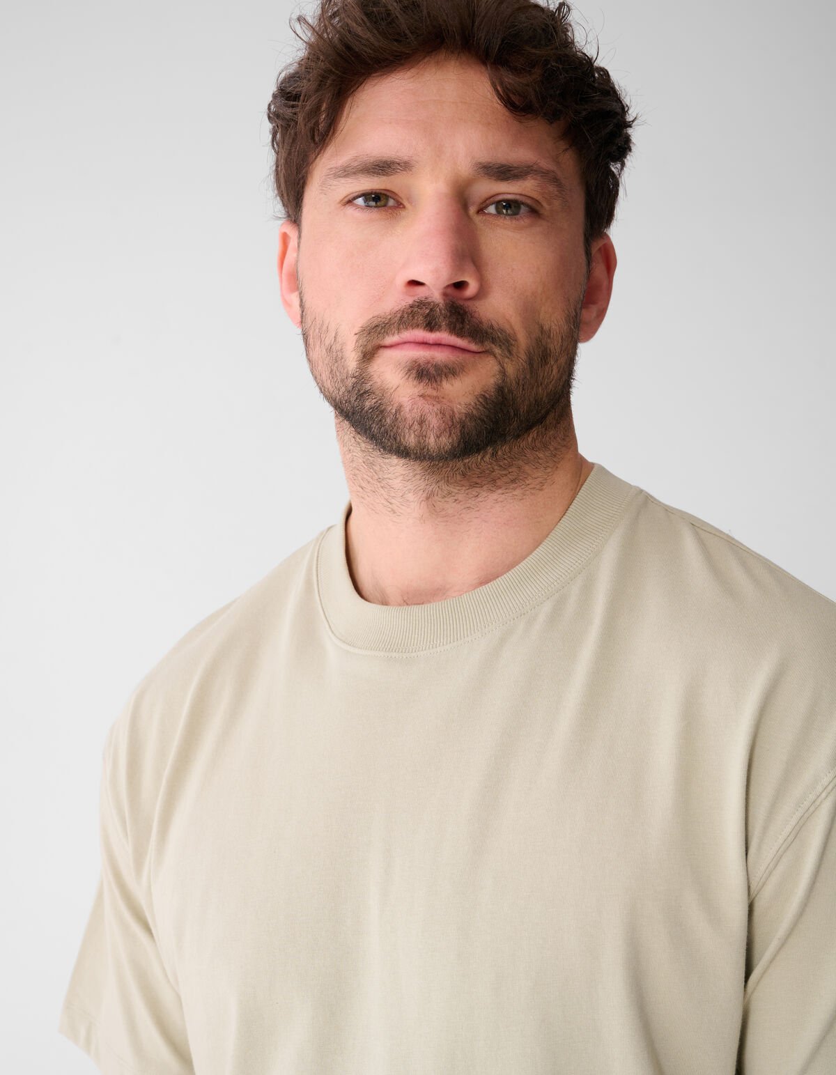 Fancy Artwork T-shirt Lichtgroen SHOEBY MEN