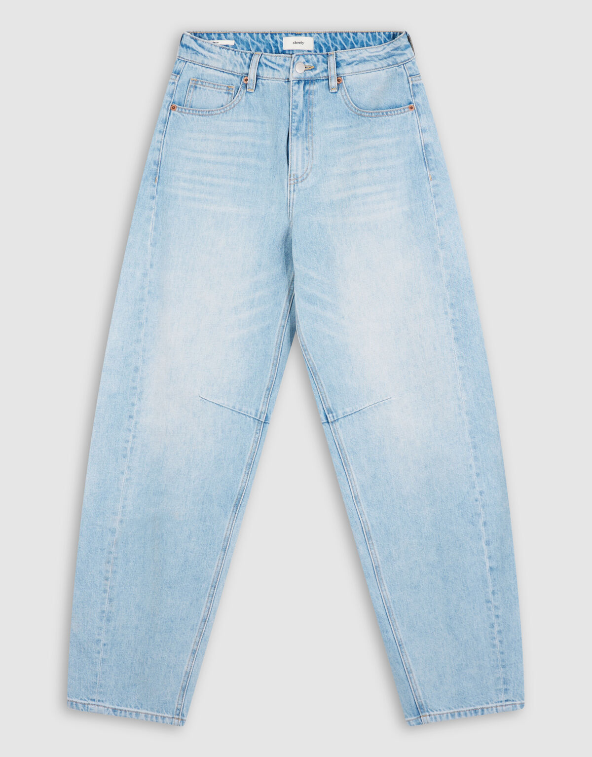 Sculpted Barrel Fit Jeans Lichtblauw SHOEBY WOMEN