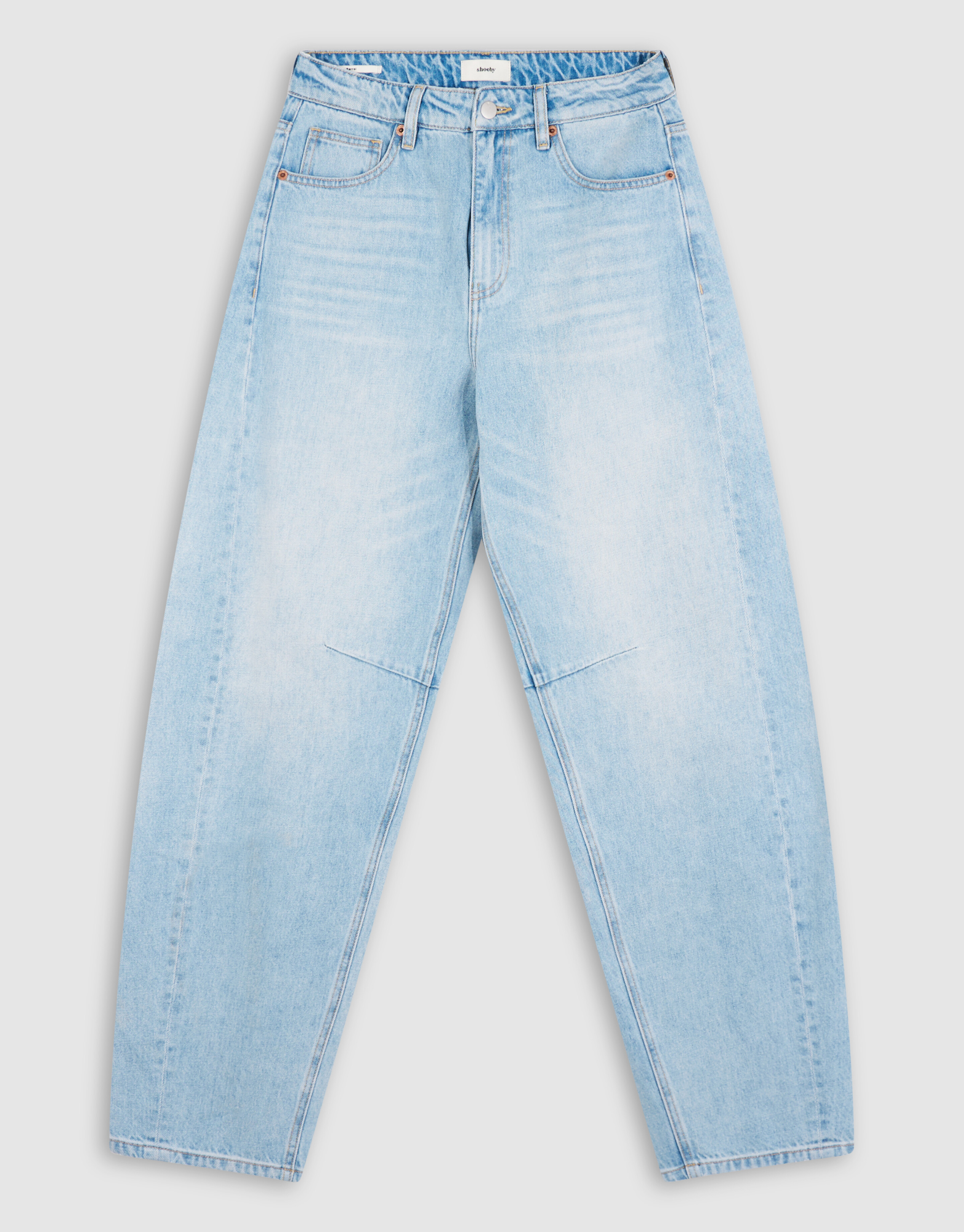 Sculpted Barrel Fit Jeans Lichtblauw SHOEBY WOMEN