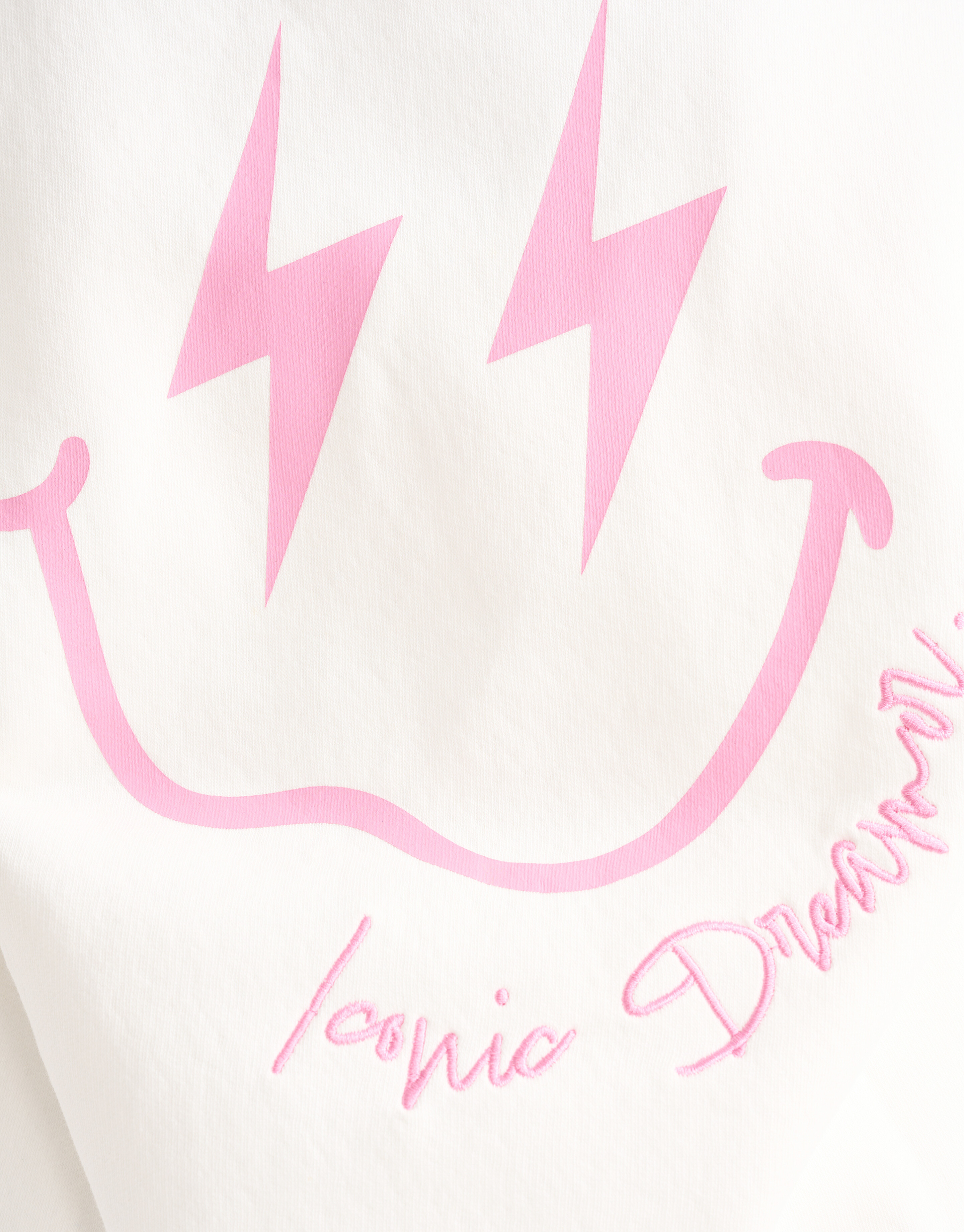 Artwork Hoodie Gebroken Wit SHOEBY GIRLS