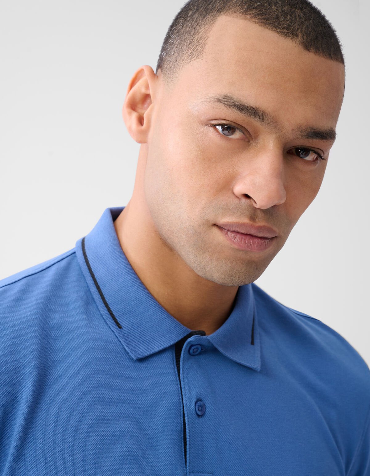 Pique Polo Blauw SHOEBY MEN